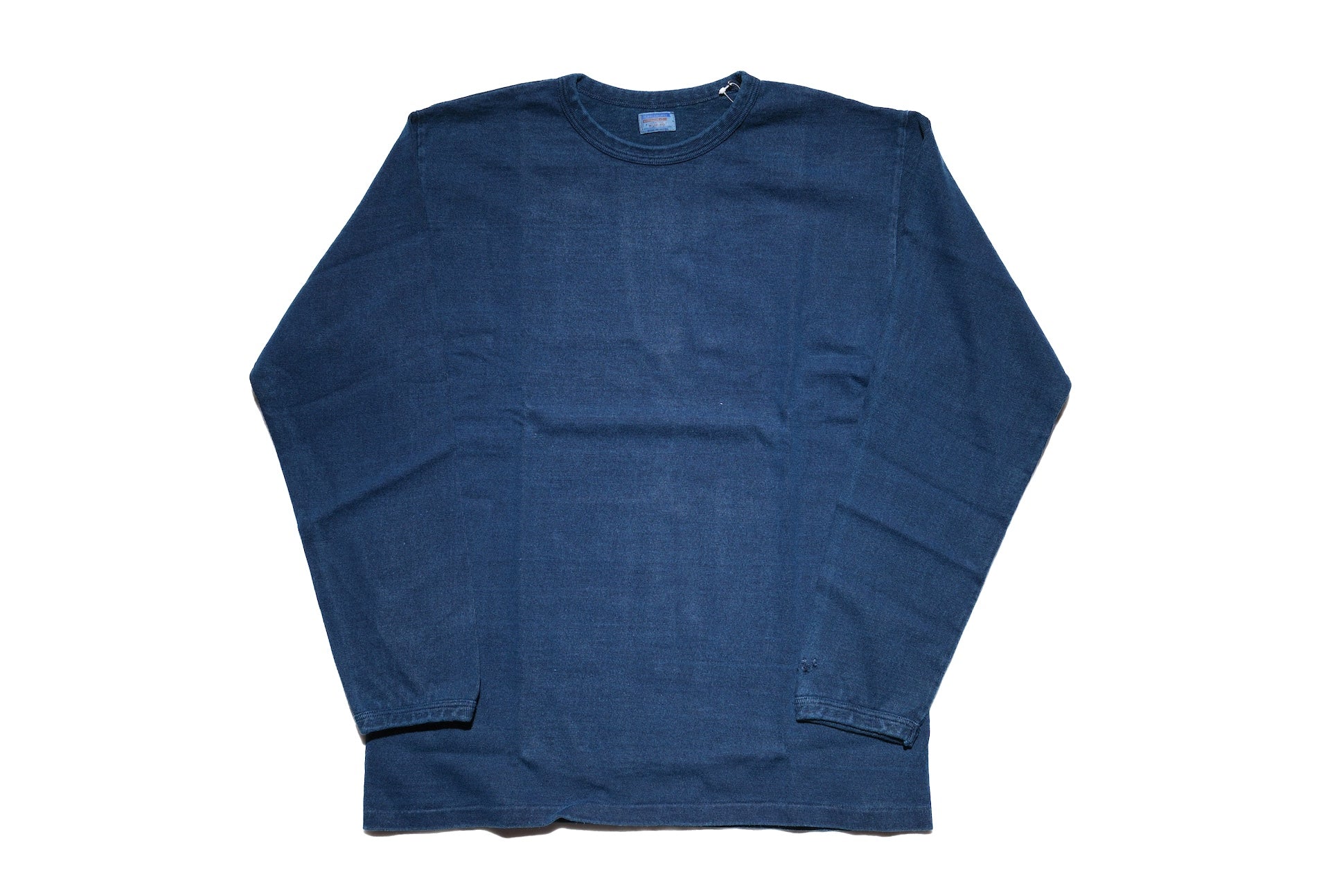 Dubble Works 9oz "Ultra-Heavy Pigment Dyed" Loopwheeled L/S Tee (Indigo)