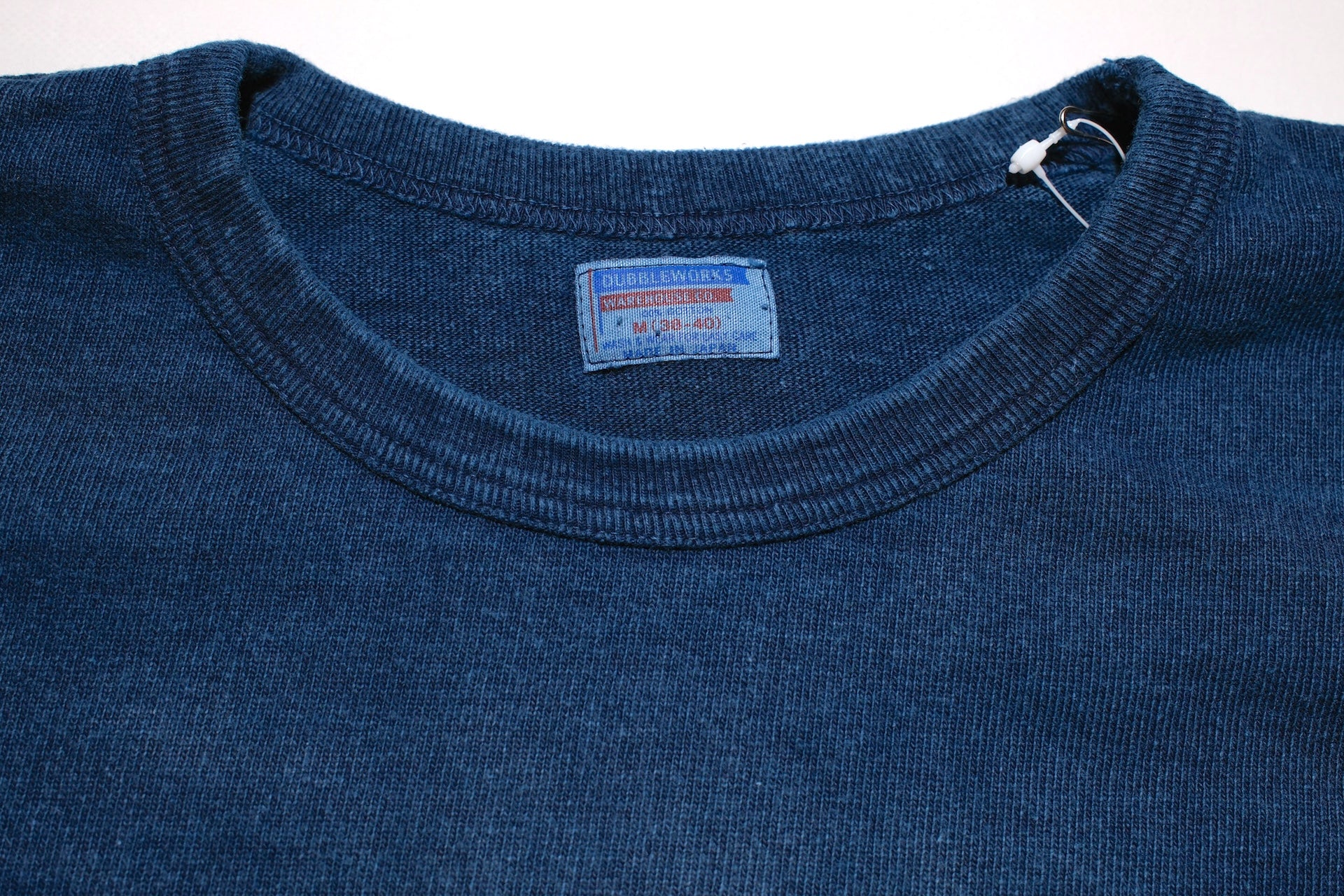 Dubble Works 9oz "Ultra-Heavy Pigment Dyed" Loopwheeled L/S Tee (Indigo)