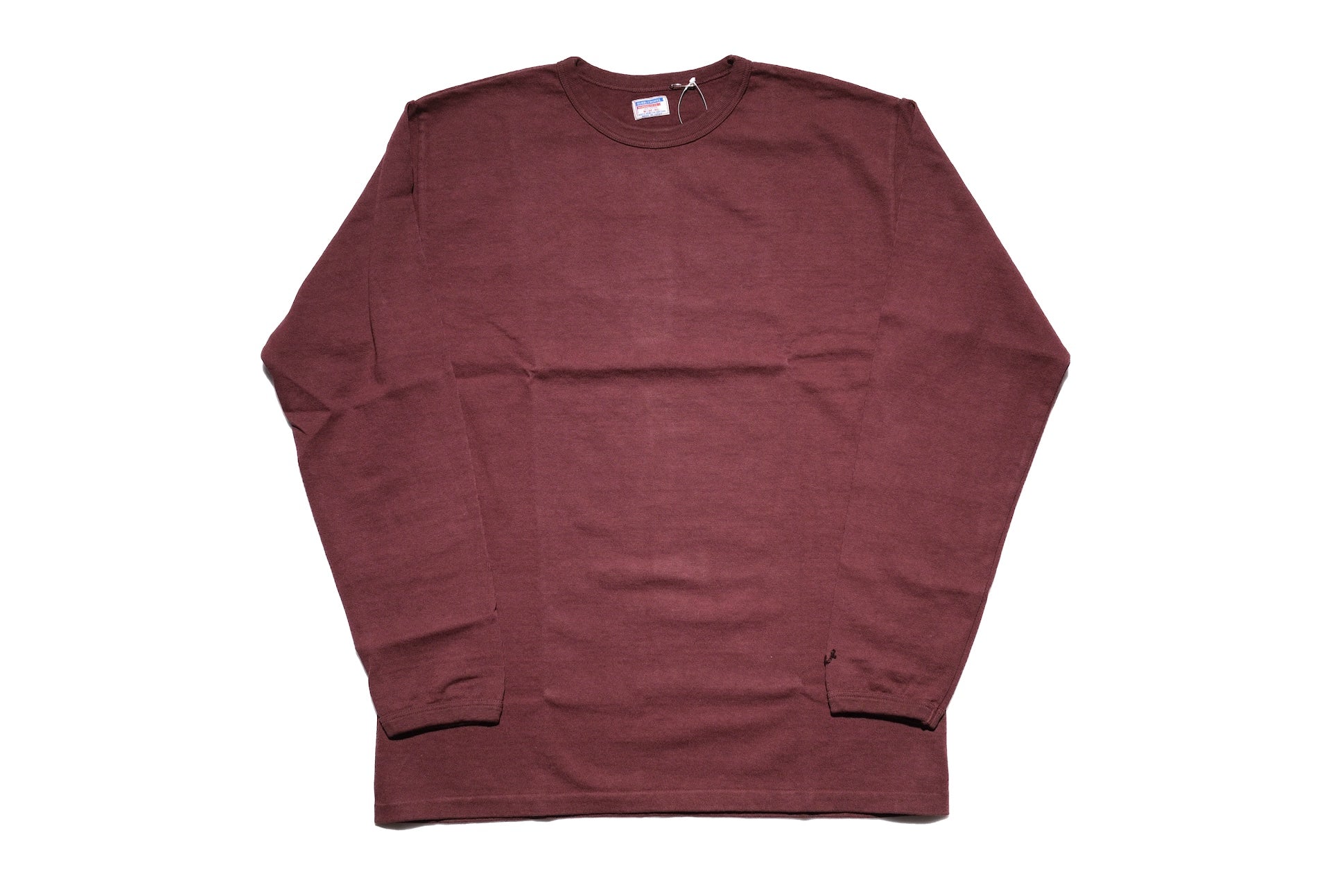 Dubble Works 9oz "Ultra-Heavy" Loopwheeled L/S Tee (Bordeaux)