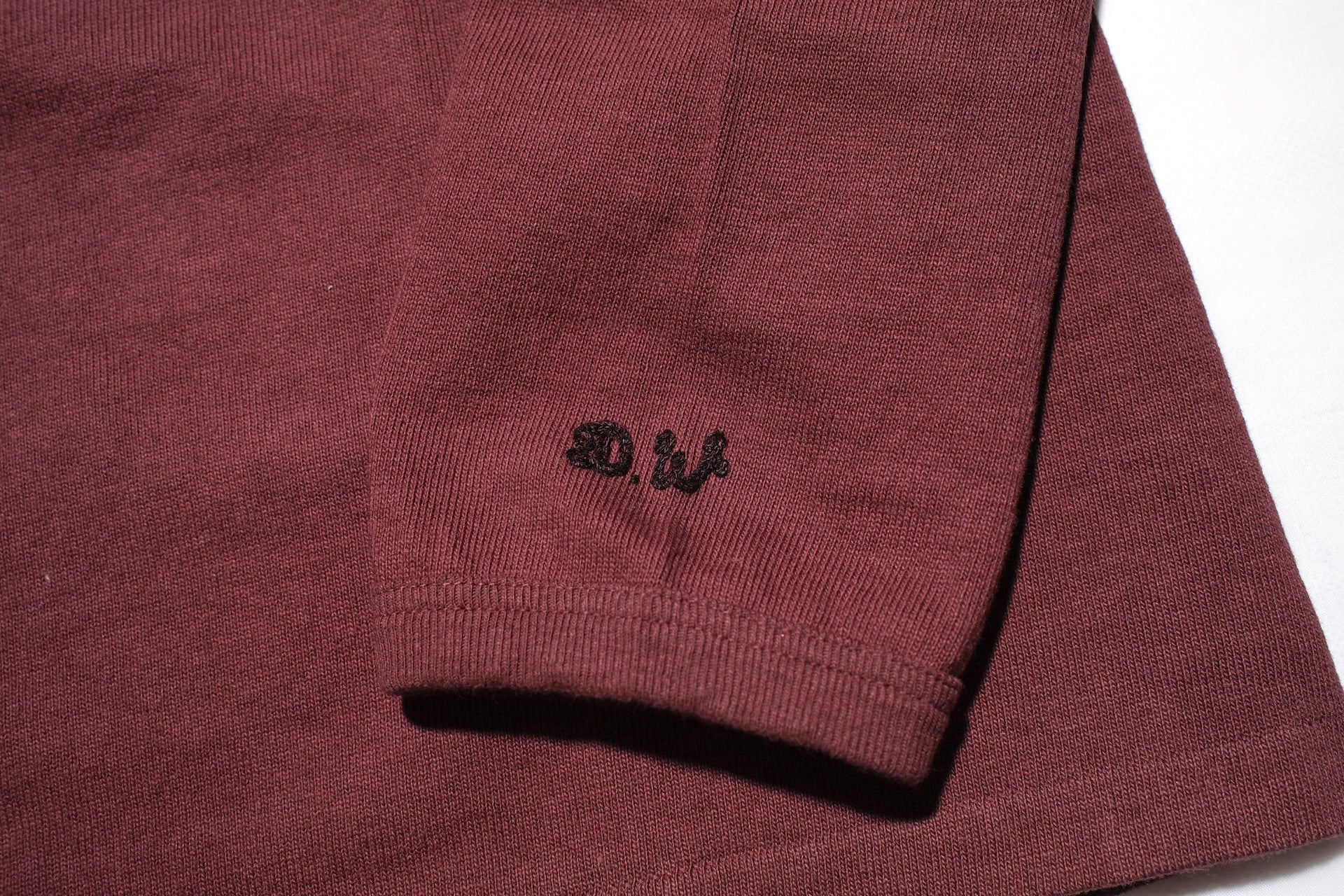 Dubble Works 9oz "Ultra-Heavy" Loopwheeled L/S Tee (Bordeaux)