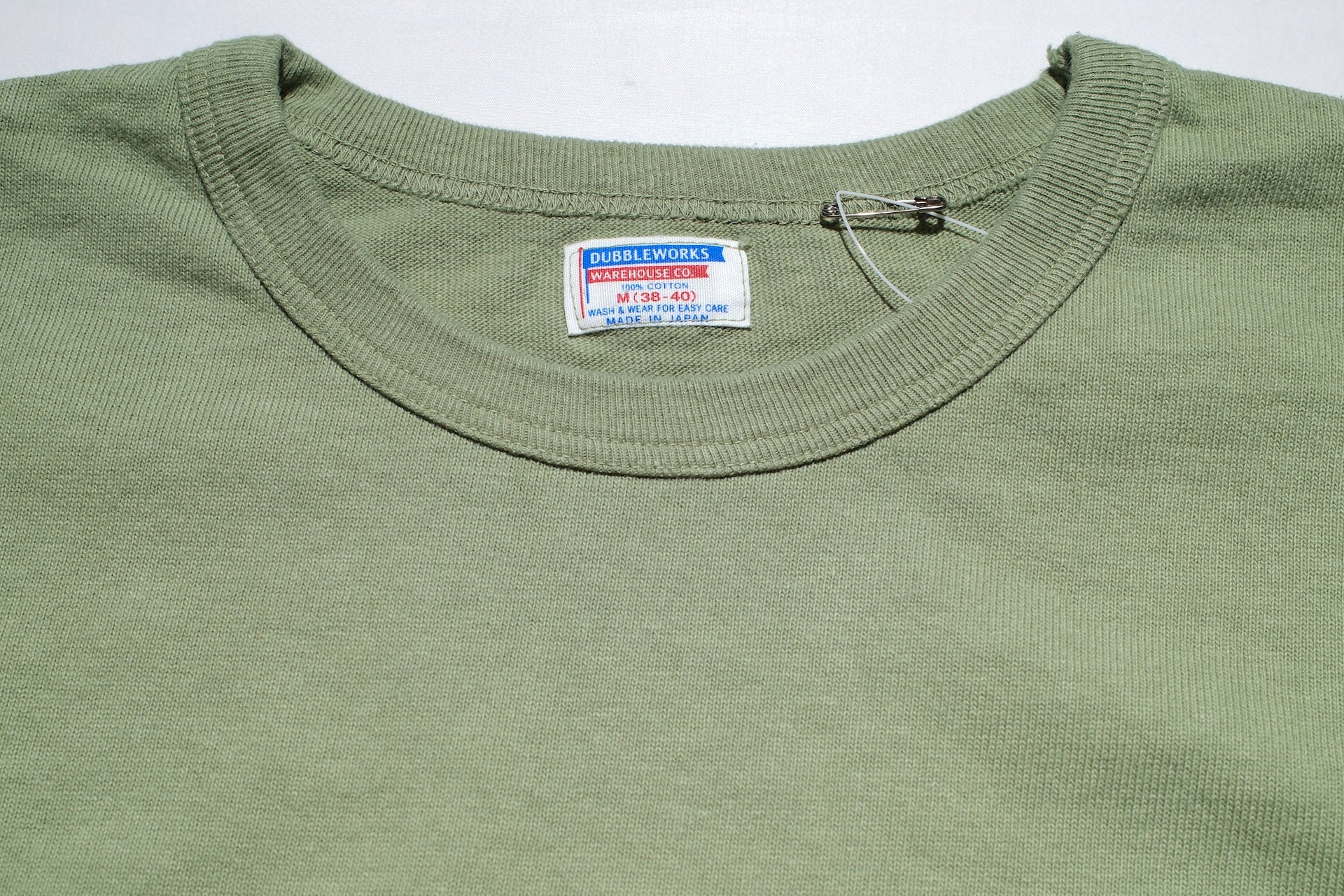 Dubble Works 9oz "Ultra-Heavy" Loopwheeled L/S Tee (Tea Green)