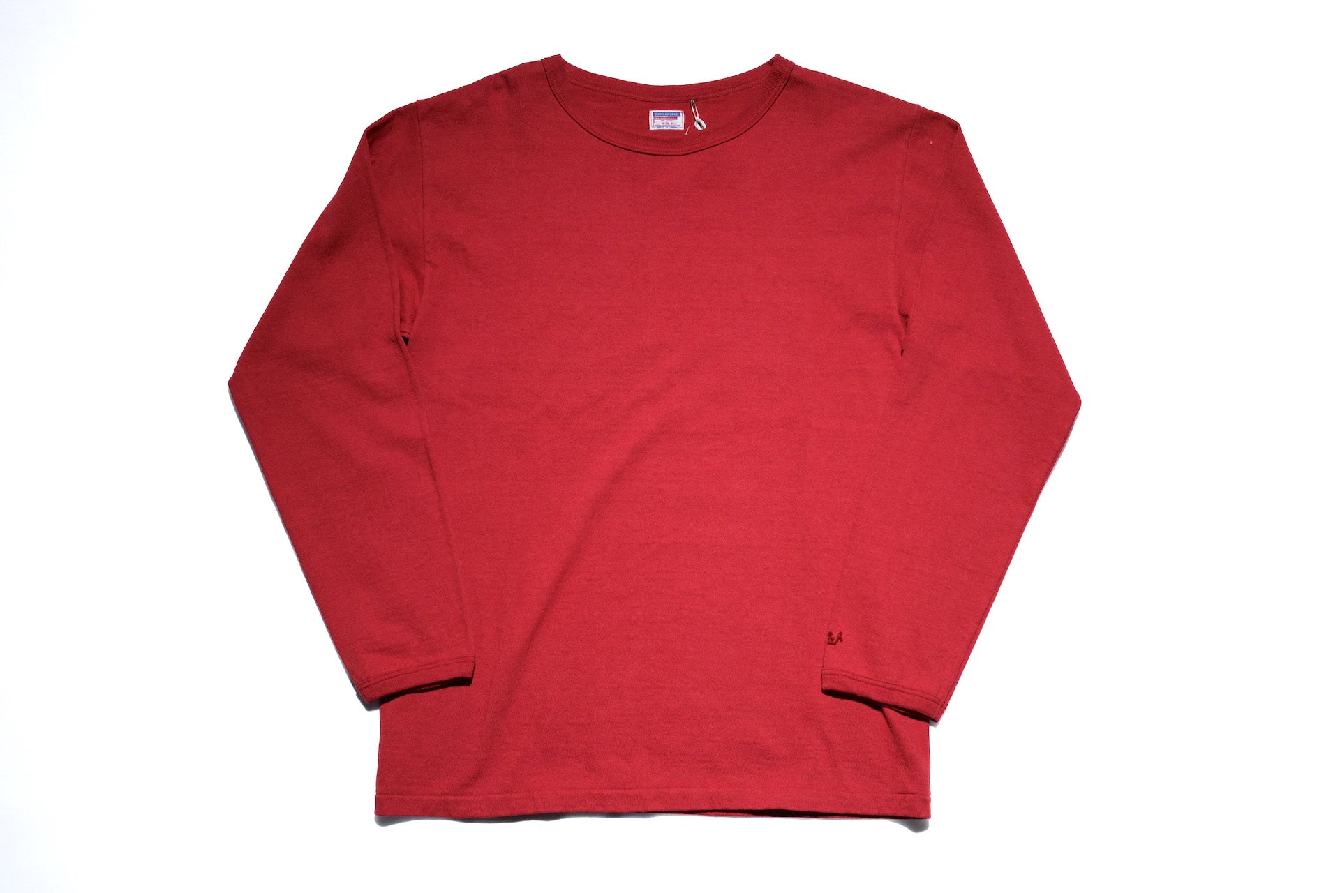 Dubble Works 9oz "Ultra-Heavy" Loopwheeled L/S Tee (Red)