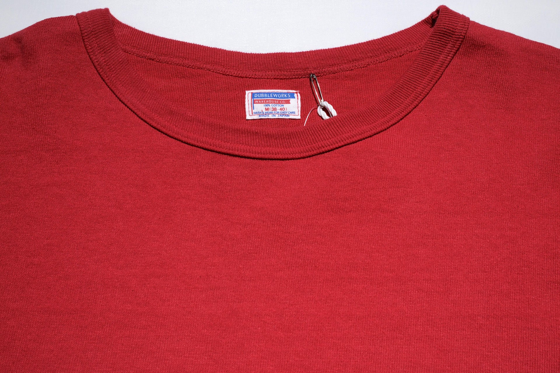 Dubble Works 9oz "Ultra-Heavy" Loopwheeled L/S Tee (Red)