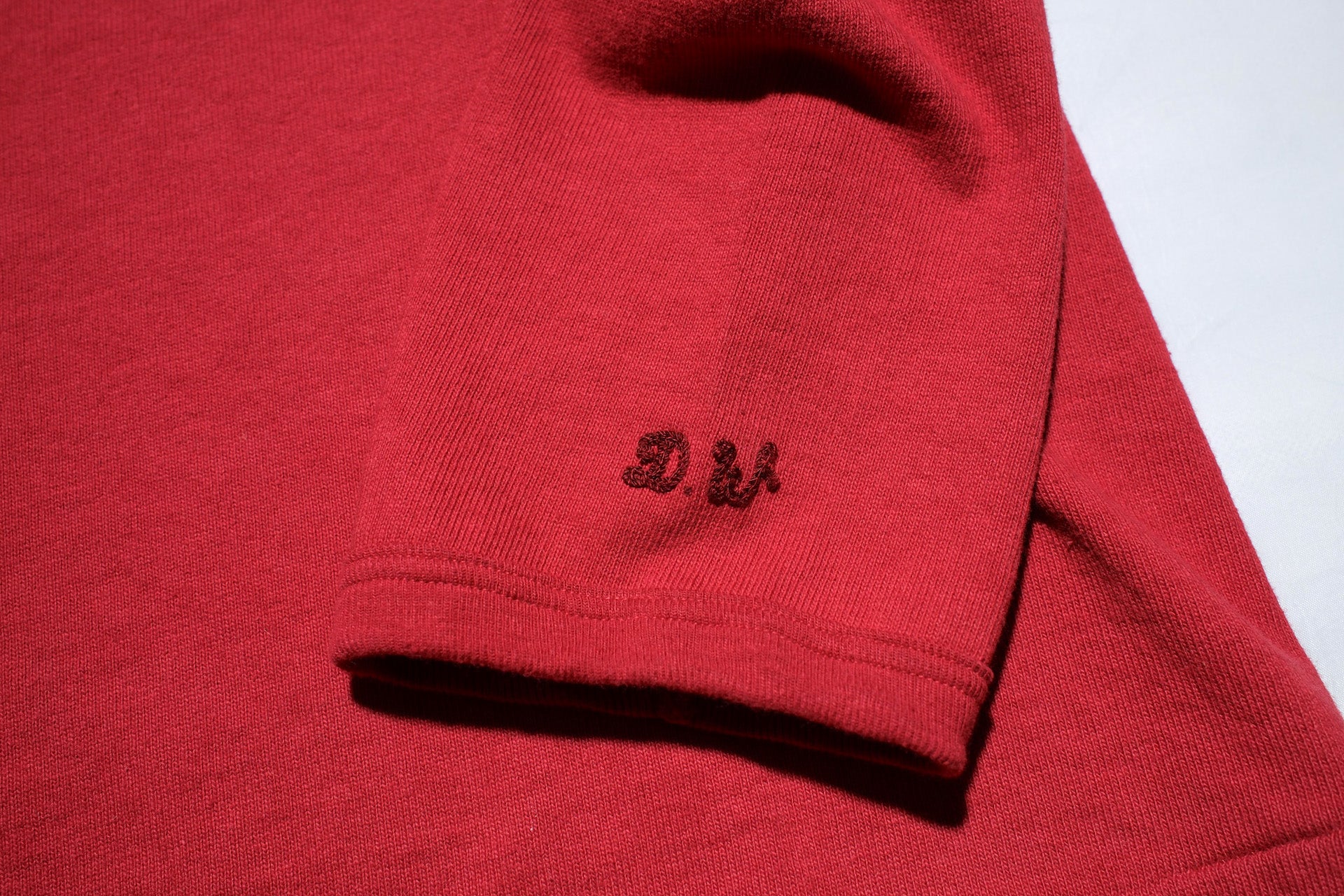 Dubble Works 9oz "Ultra-Heavy" Loopwheeled L/S Tee (Red)