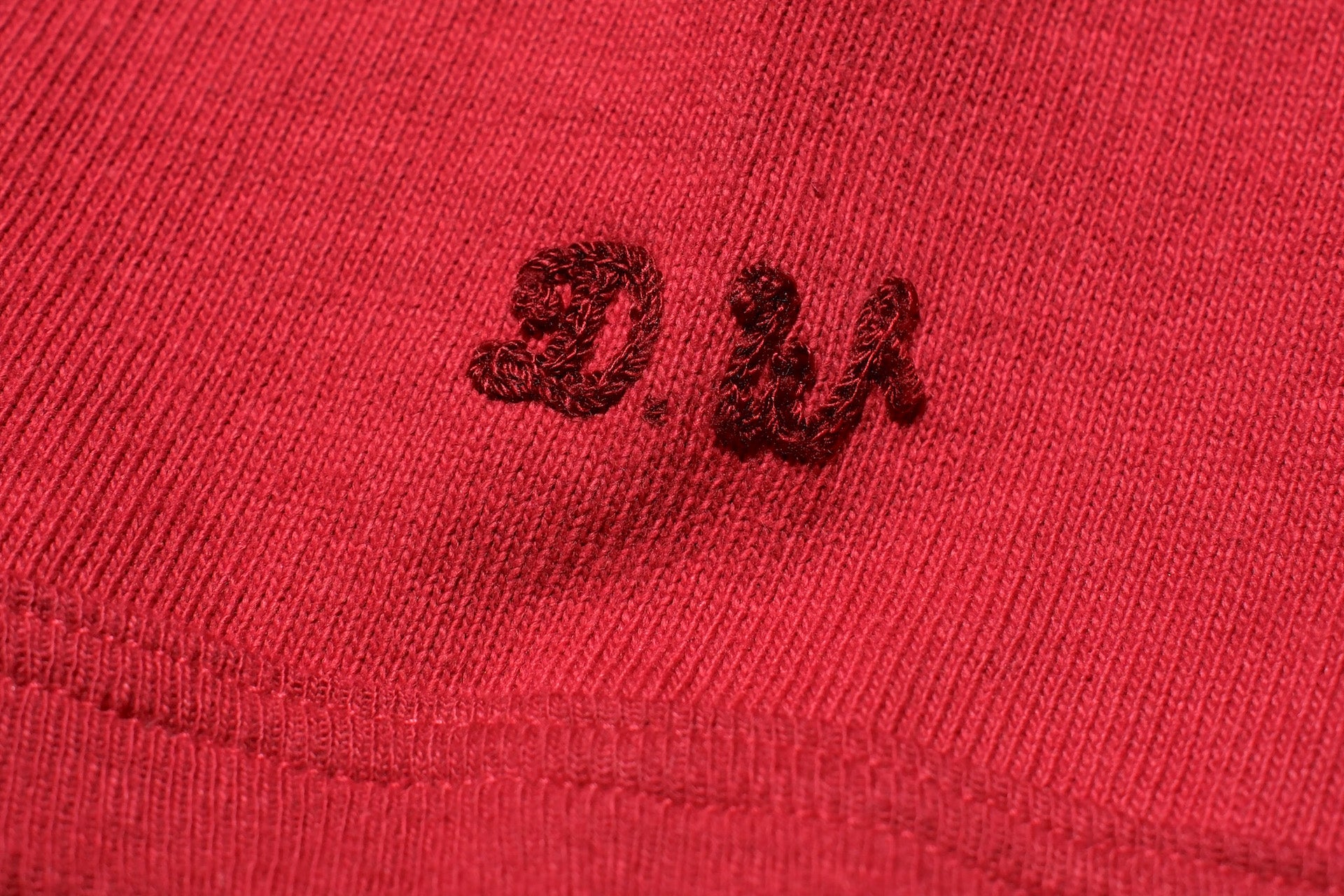 Dubble Works 9oz "Ultra-Heavy" Loopwheeled L/S Tee (Red)