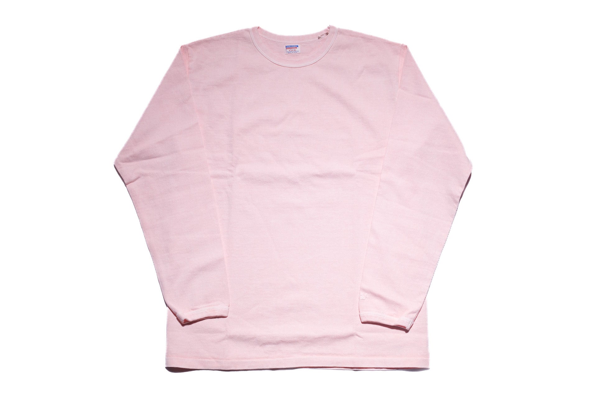 Dubble Works 9oz "Ultra-Heavy Pigment Dyed" Loopwheeled L/S Tee (Salmon Pink)