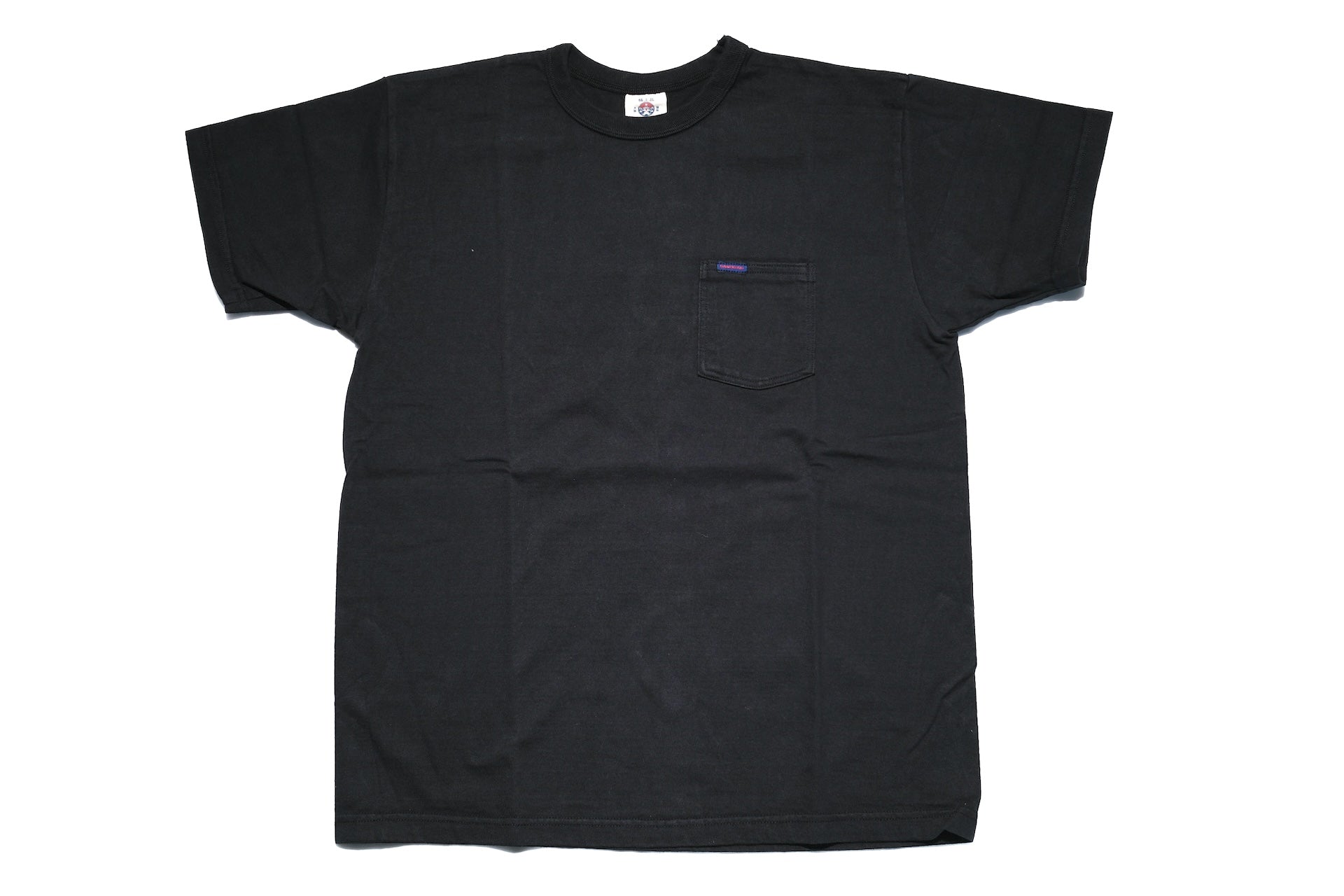 Samurai 8.5oz Loopwheeled "Overseas-Edition" Pocket Tee (Black)