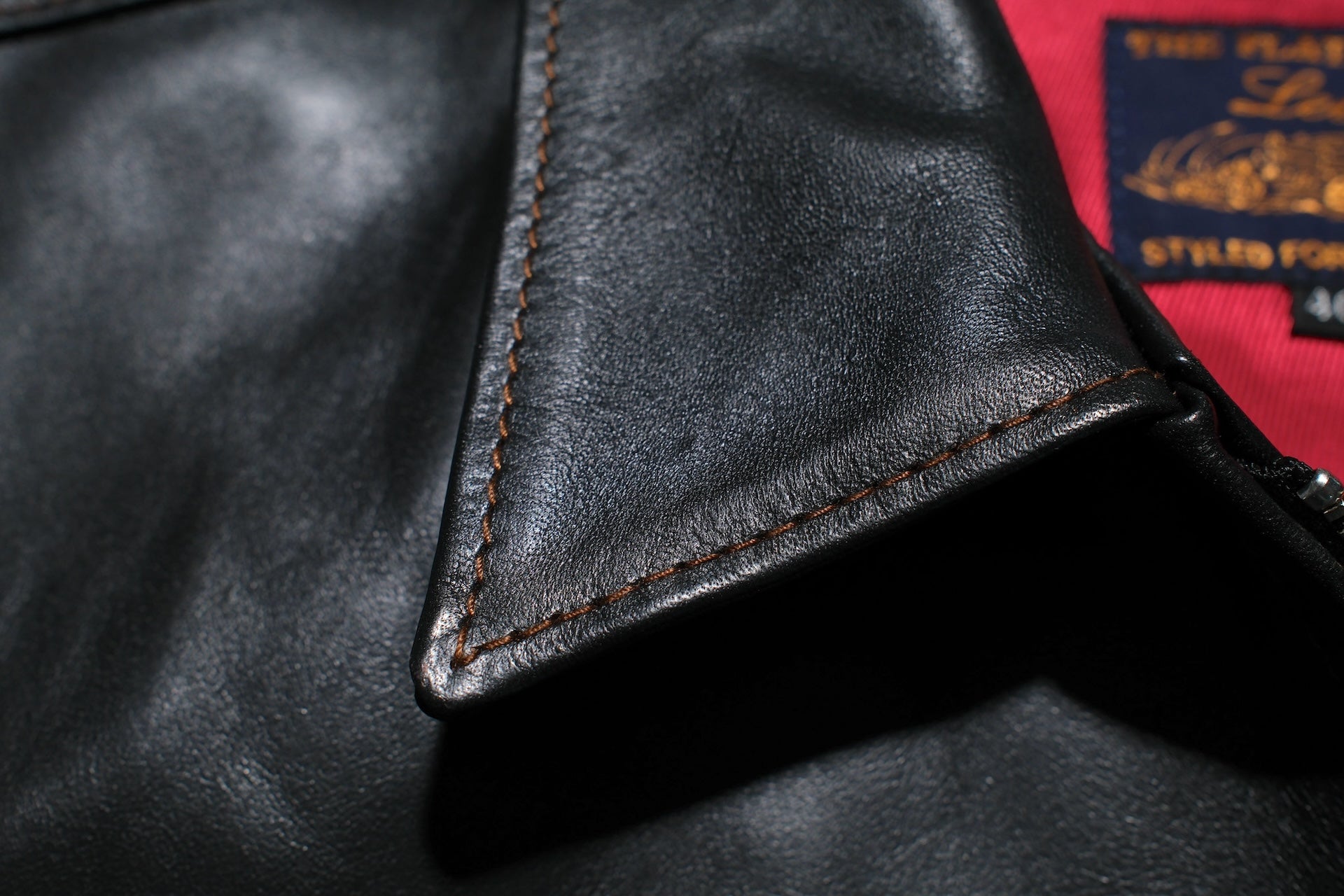 The Flat Head 'Ultimate' Horsehide 40s Single Riders Jacket (Black Tea-cored)