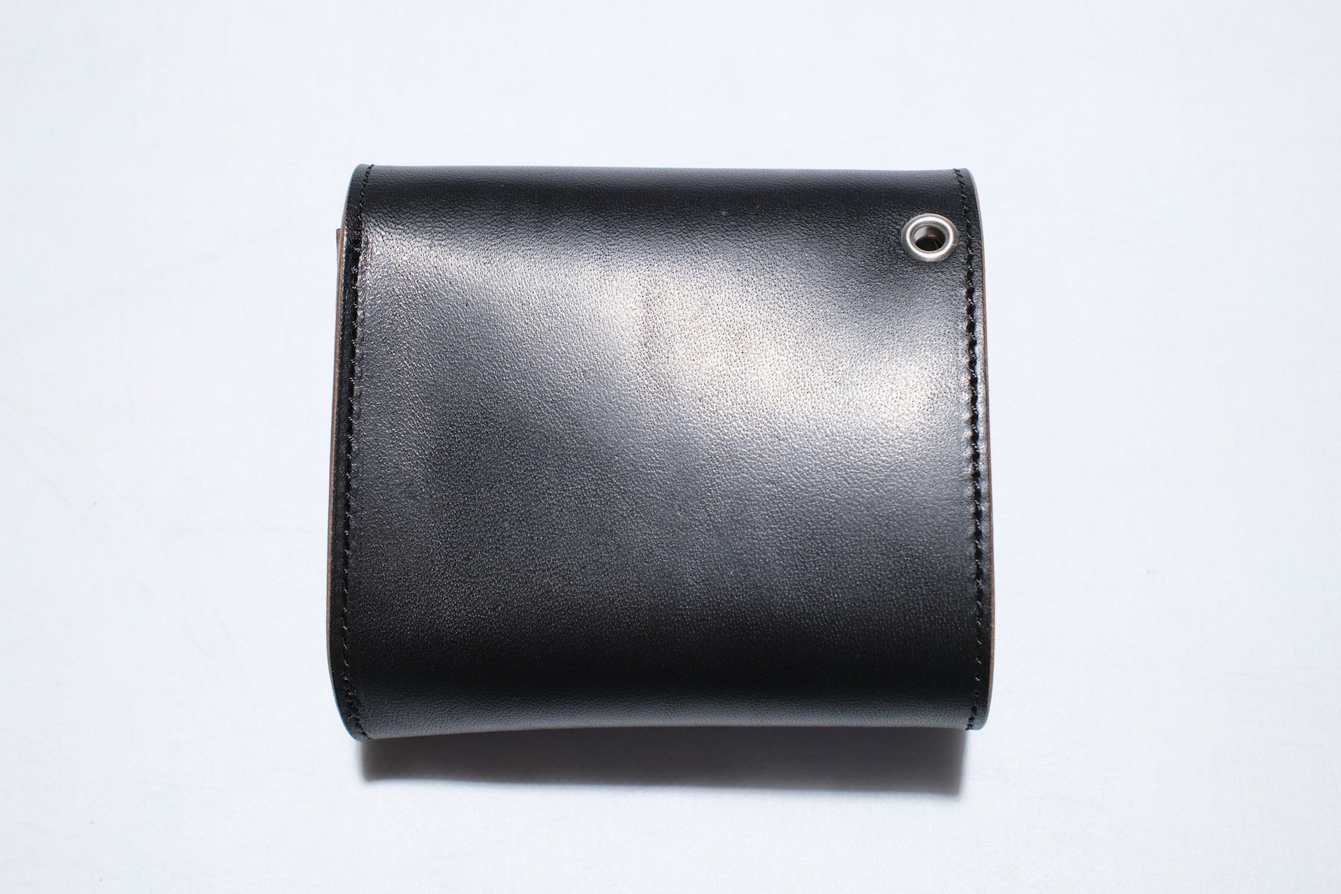 Inception by Accel Co. Horsebutt Short Trucker Wallet (Black Tea-core)