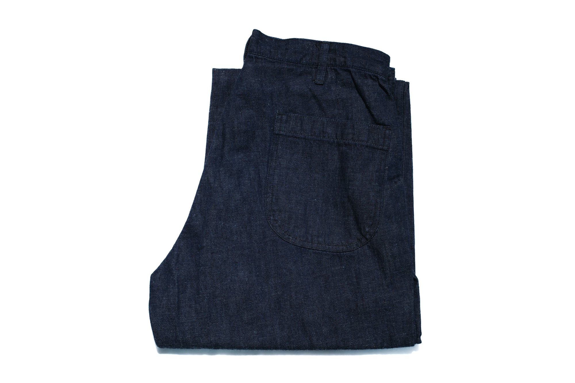 BONCOURA 12.5oz USN Military Indigo Denim Baker Pants