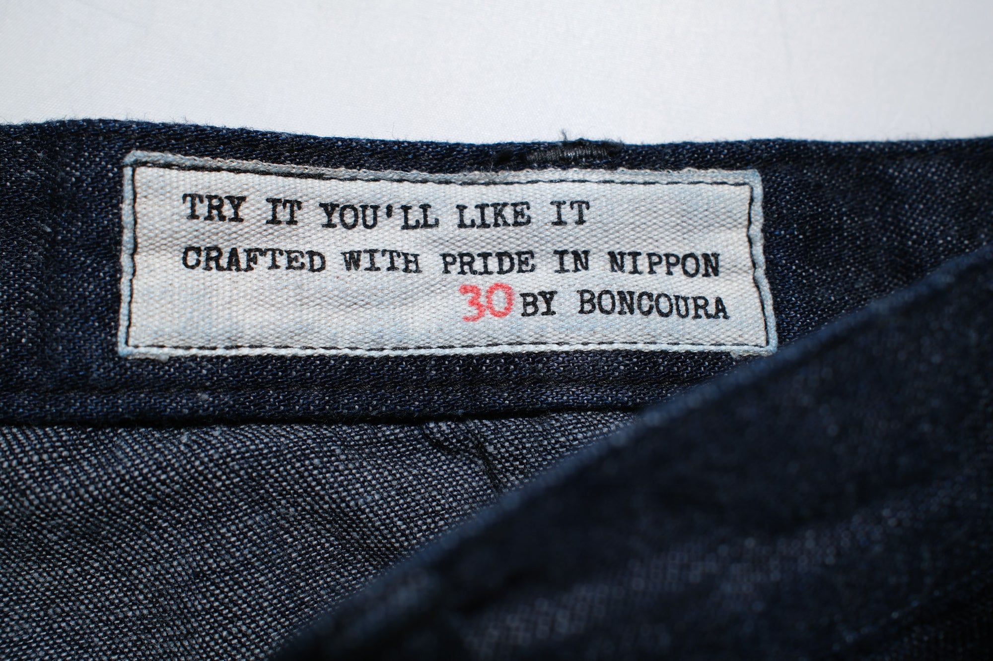 BONCOURA 12.5oz USN Military Indigo Denim Baker Pants