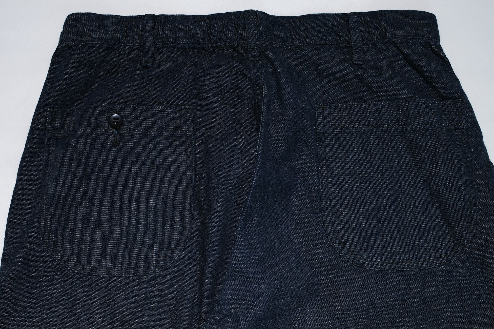 BONCOURA 12.5oz USN Military Indigo Denim Baker Pants