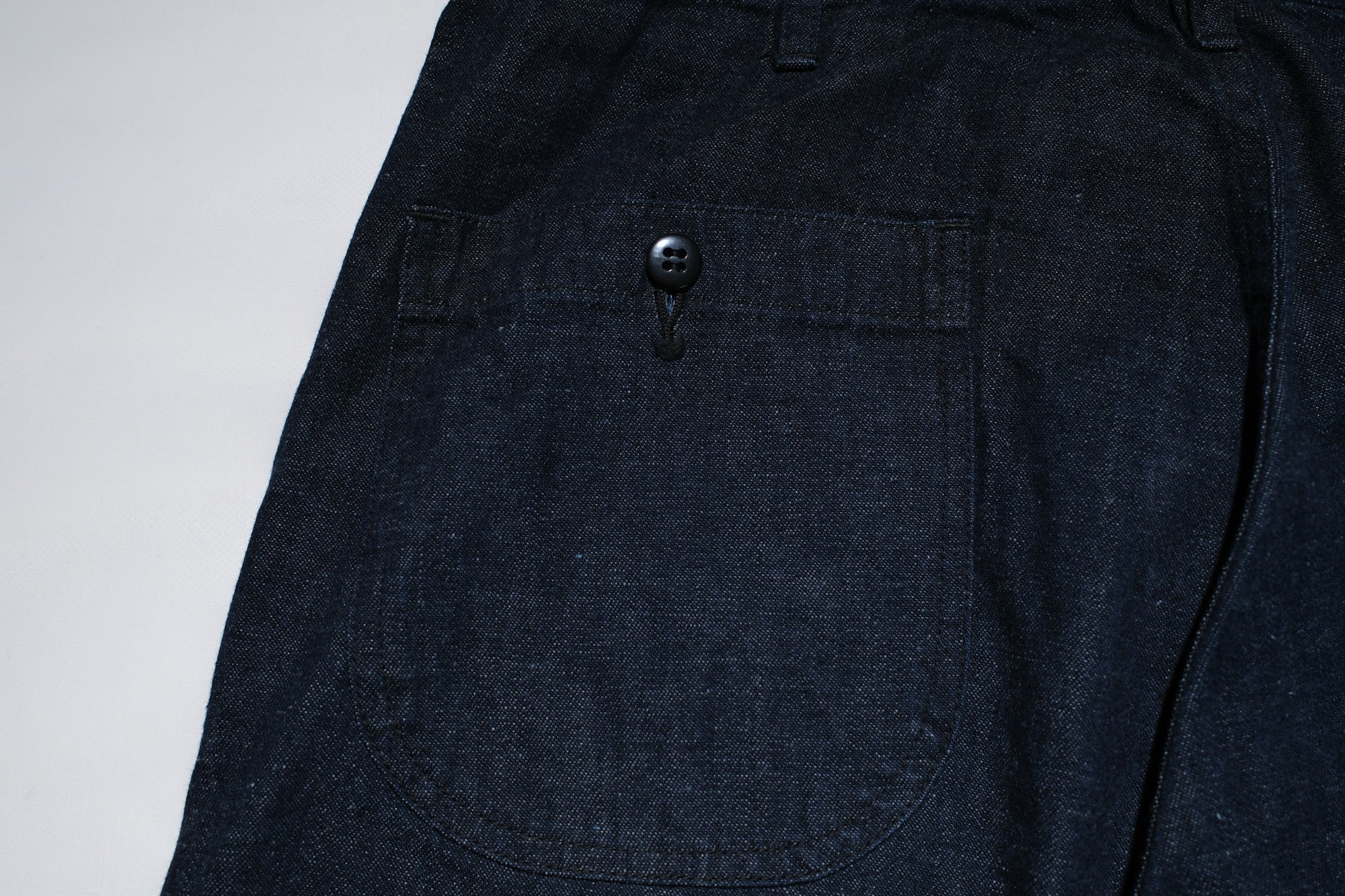 BONCOURA 12.5oz USN Military Indigo Denim Baker Pants