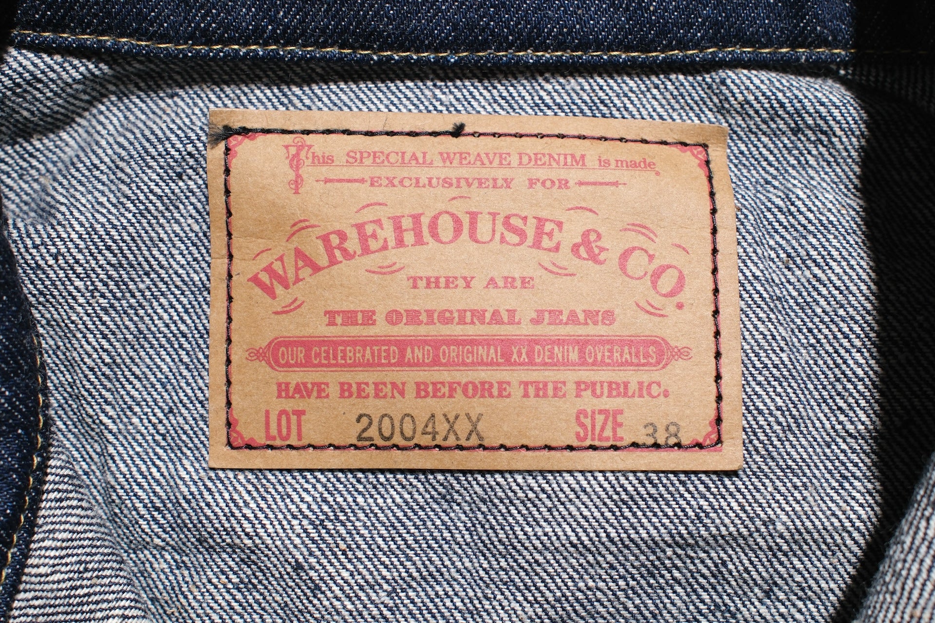 Warehouse 2004XX 14oz Mid 60s Type 3 Denim Jacket