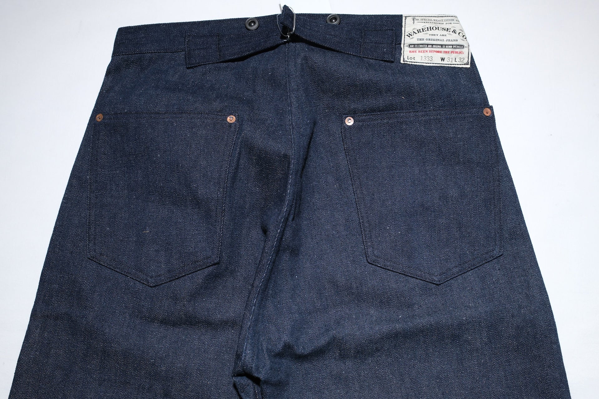 Warehouse 13.5oz Indigo Dyed "No.3 Series" Selvage Denim Overalls (Classic Straight fit)