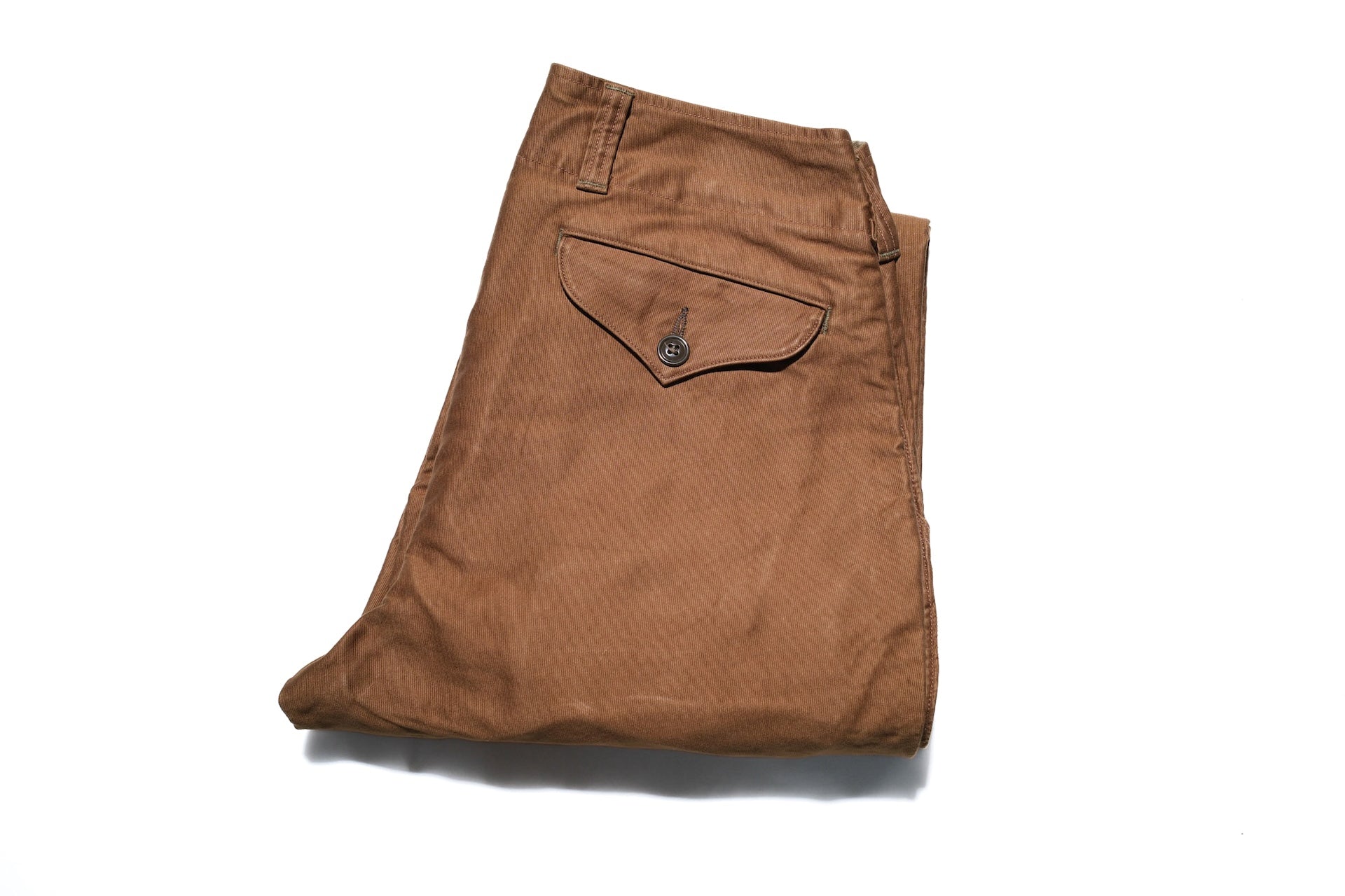 Freewheelers Heavyweight Jungle Cloth "S-8 Aviators' Trousers" (Sepia Brown)