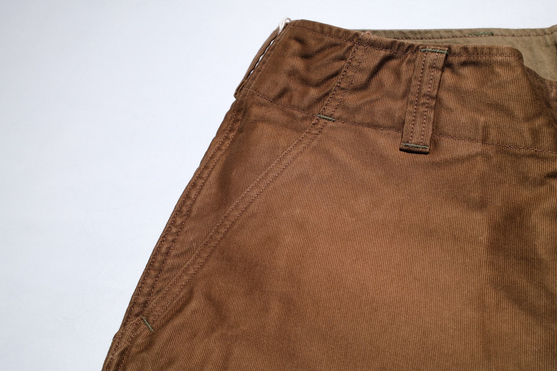 Freewheelers Heavyweight Jungle Cloth "S-8 Aviators' Trousers" (Sepia Brown)