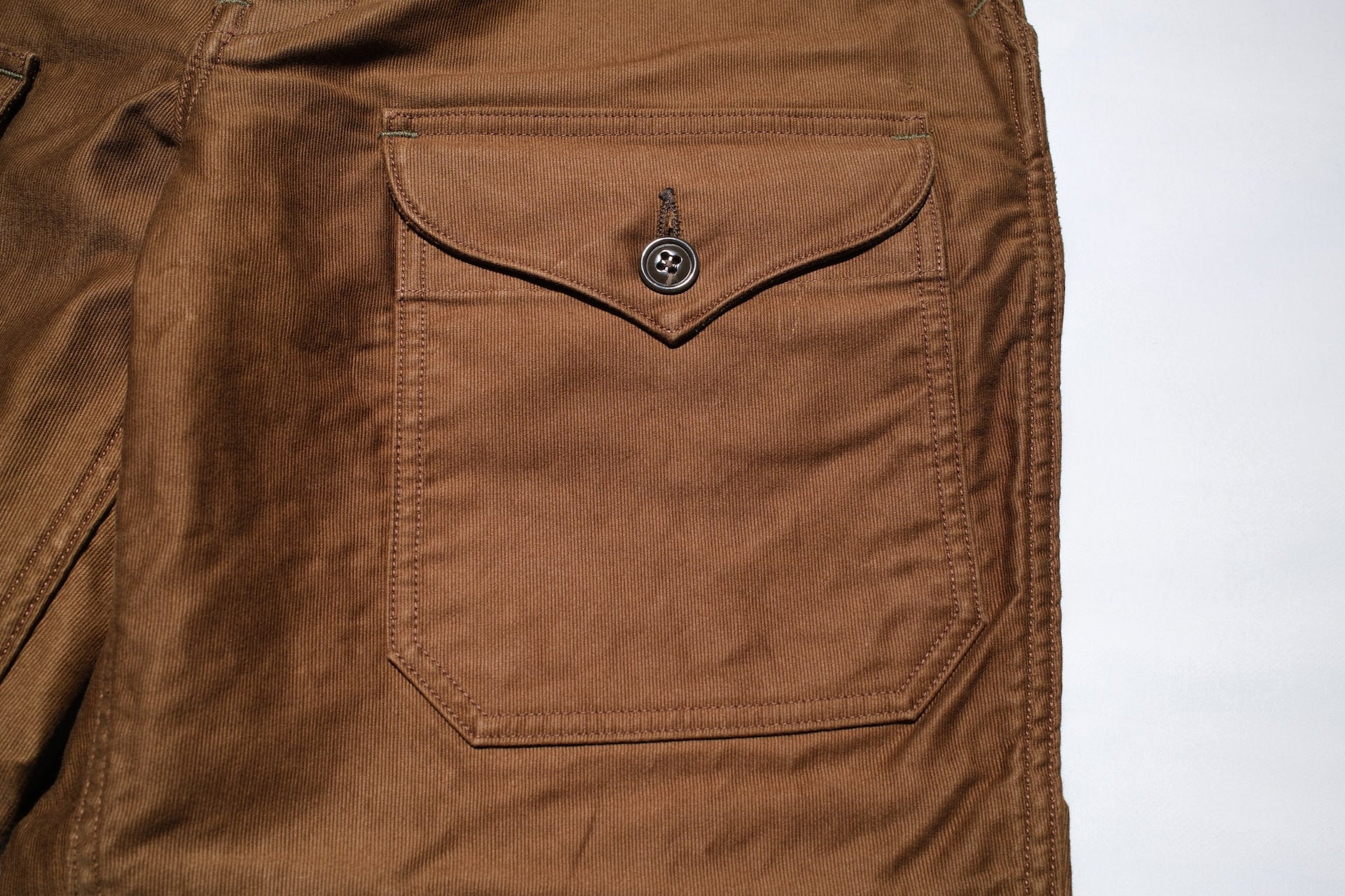 Freewheelers Heavyweight Jungle Cloth "S-8 Aviators' Trousers" (Sepia Brown)