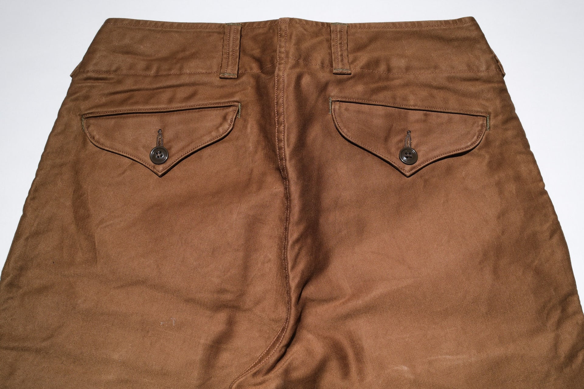 Freewheelers Heavyweight Jungle Cloth "S-8 Aviators' Trousers" (Sepia Brown)