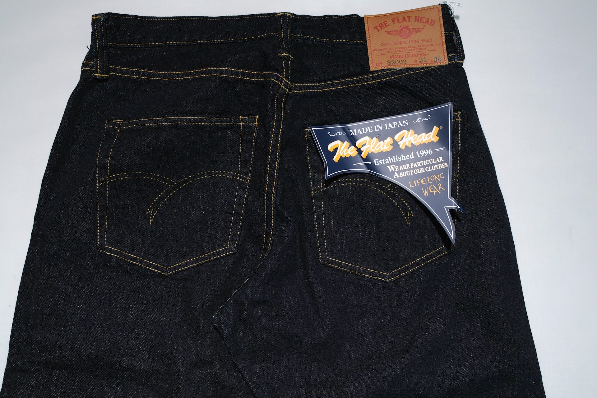 The Flat Head 12oz S2003 WWII Denim (Straight Tapered fit)