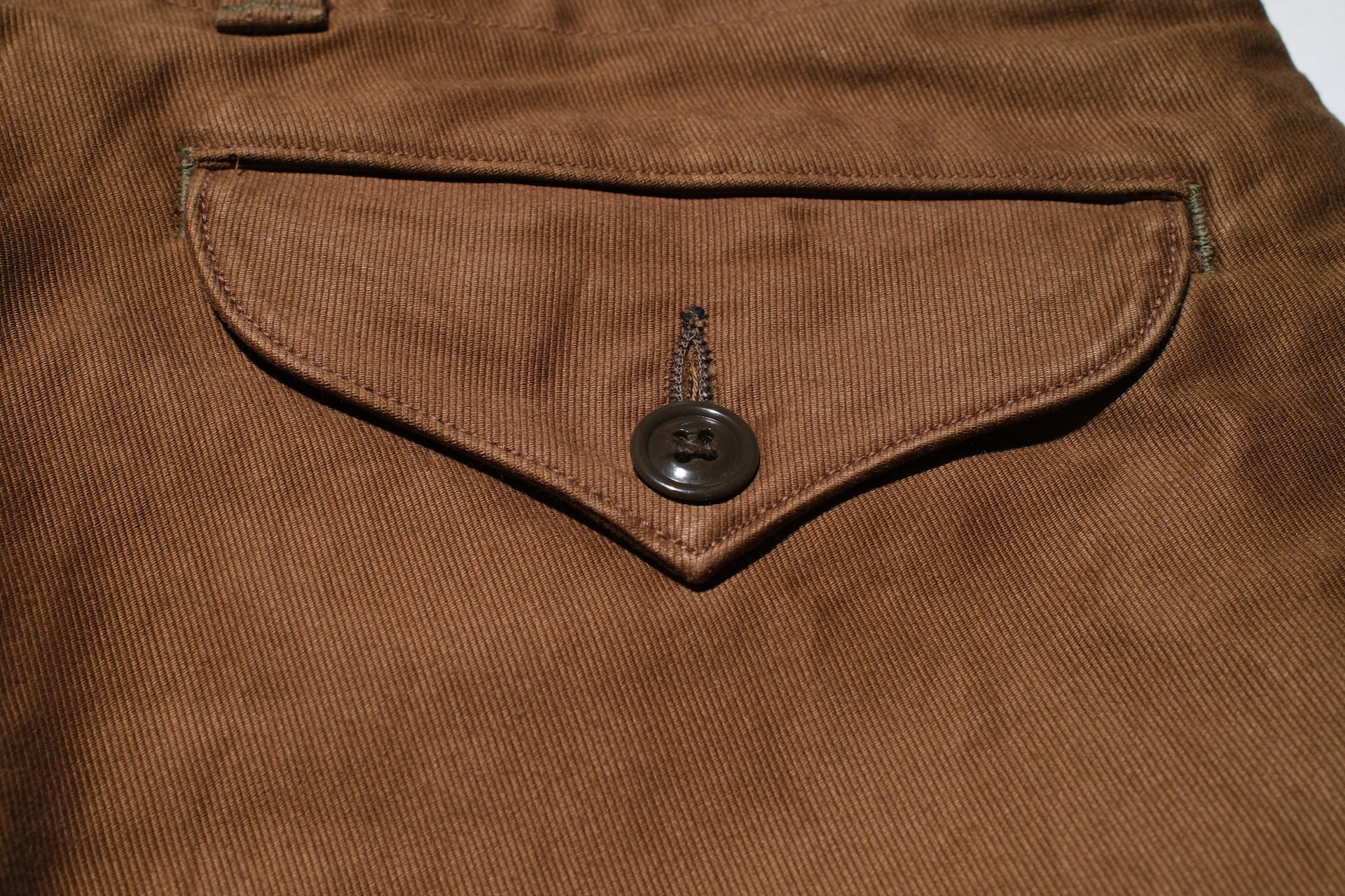 Freewheelers Heavyweight Jungle Cloth "S-8 Aviators' Trousers" (Sepia Brown)