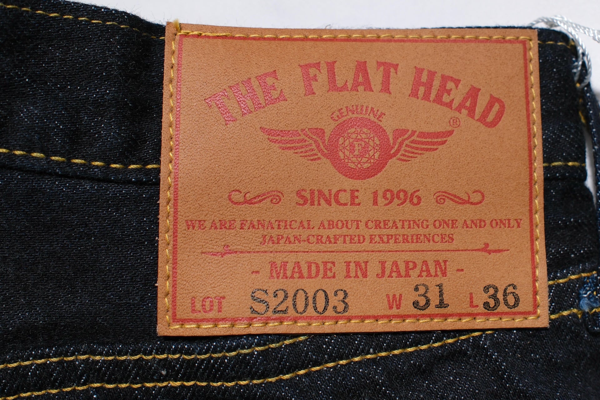 The Flat Head 12oz S2003 WWII Denim (Straight Tapered fit)