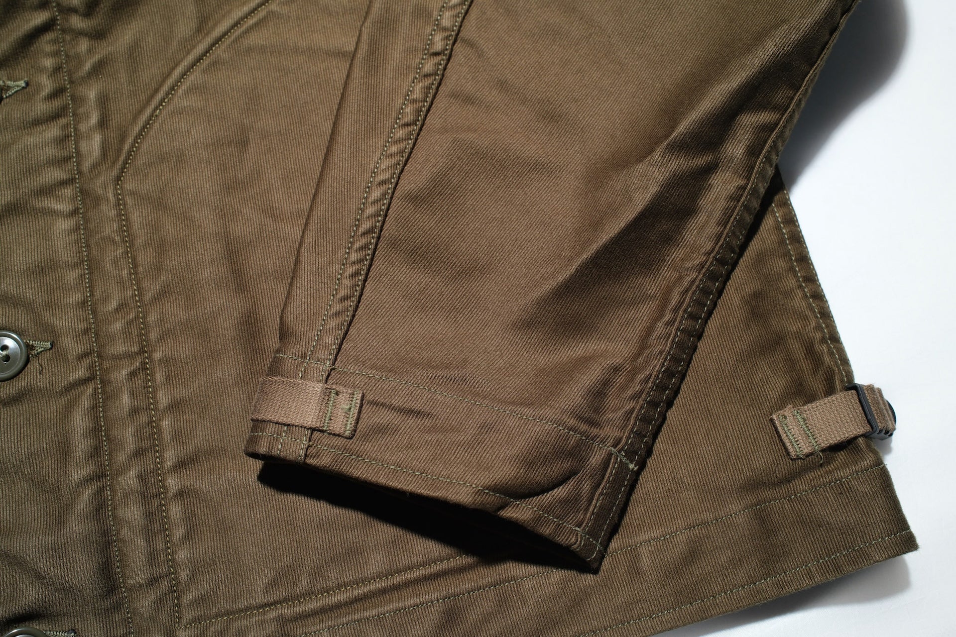 Freewheelers "Deck Worker" Jacket (Dark Khaki Green)