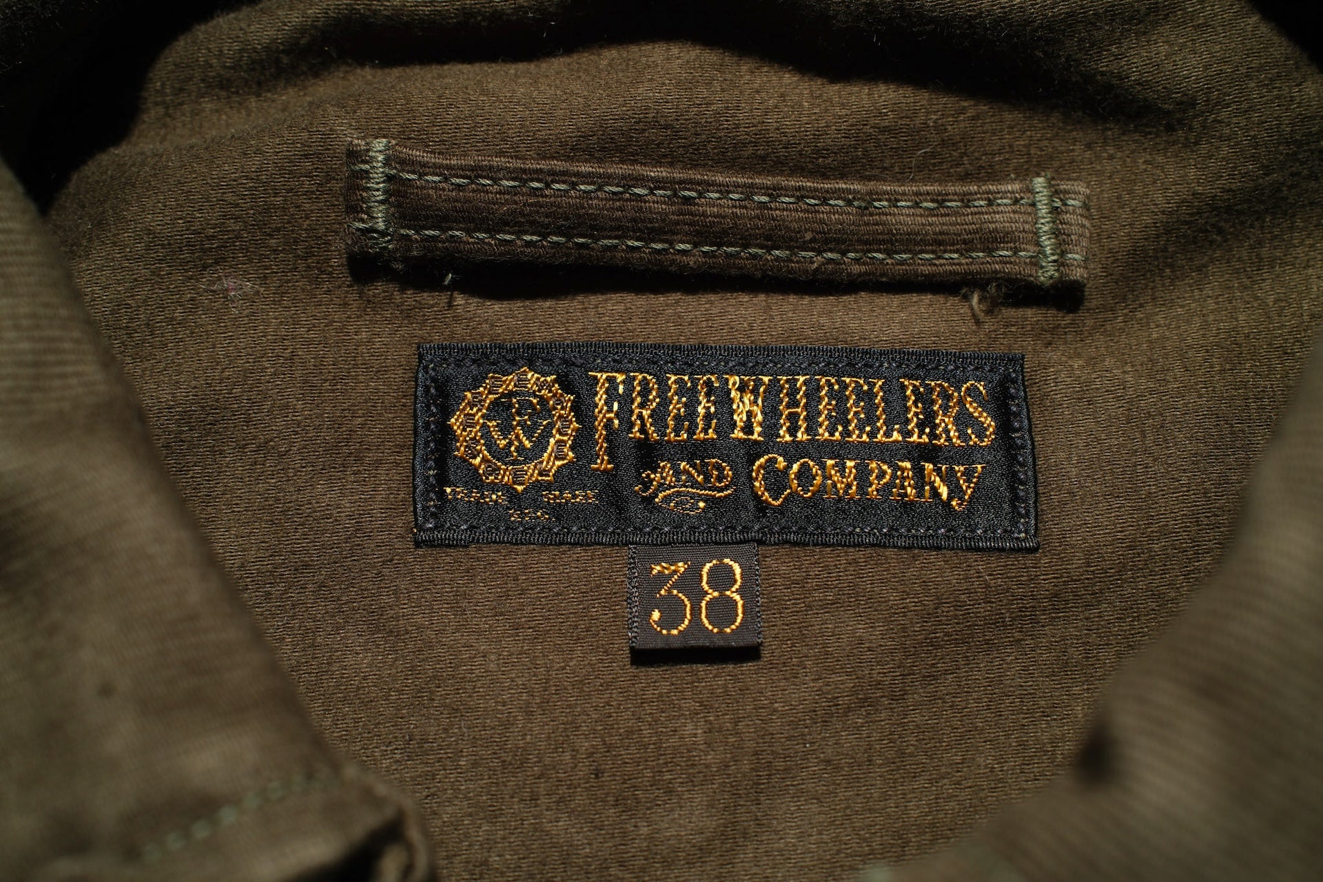 Freewheelers "Deck Worker" Jacket (Dark Khaki Green)