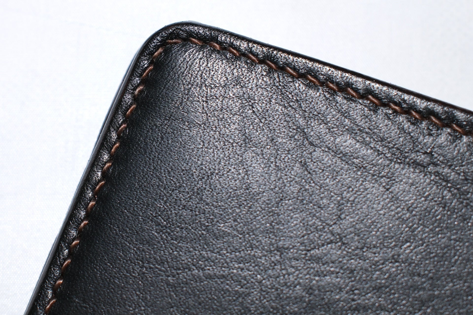 The Flat Head Horesbutt "Simplified" Mini Wallet (Black Teacore)