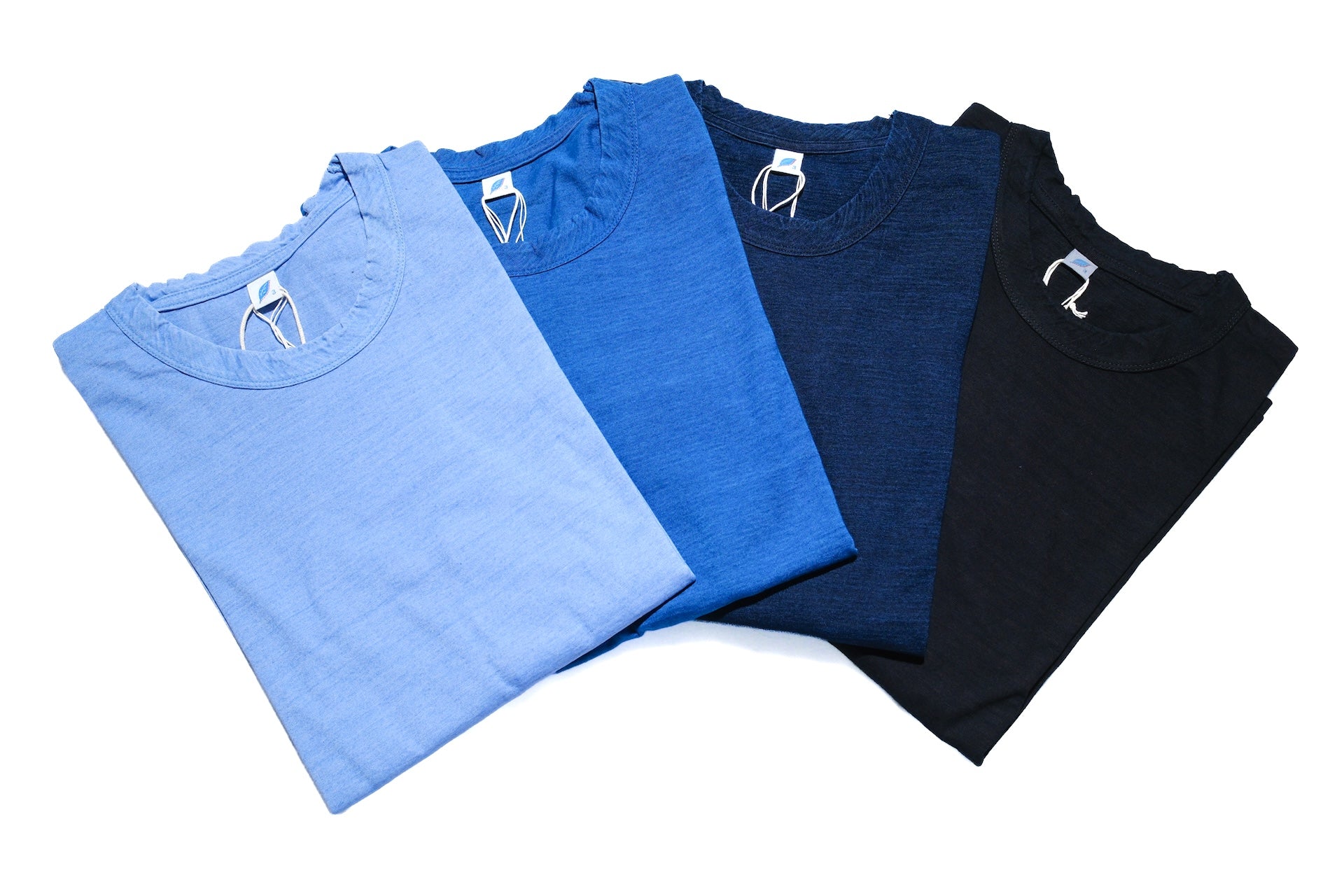 Pure Blue Japan 6.5oz "Signature" Indigo Dyed L/S Tee (Genuine Indigo)