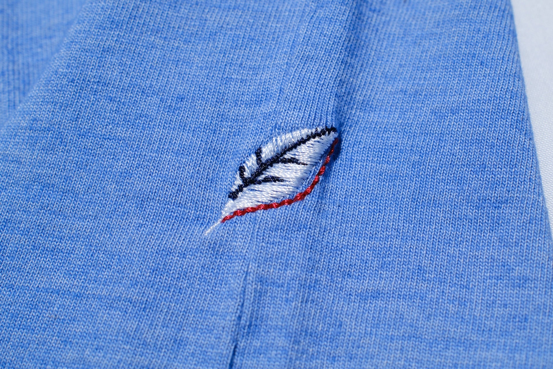 Pure Blue Japan 6.5oz "Signature" Indigo Dyed L/S Tee (Icy Indigo)