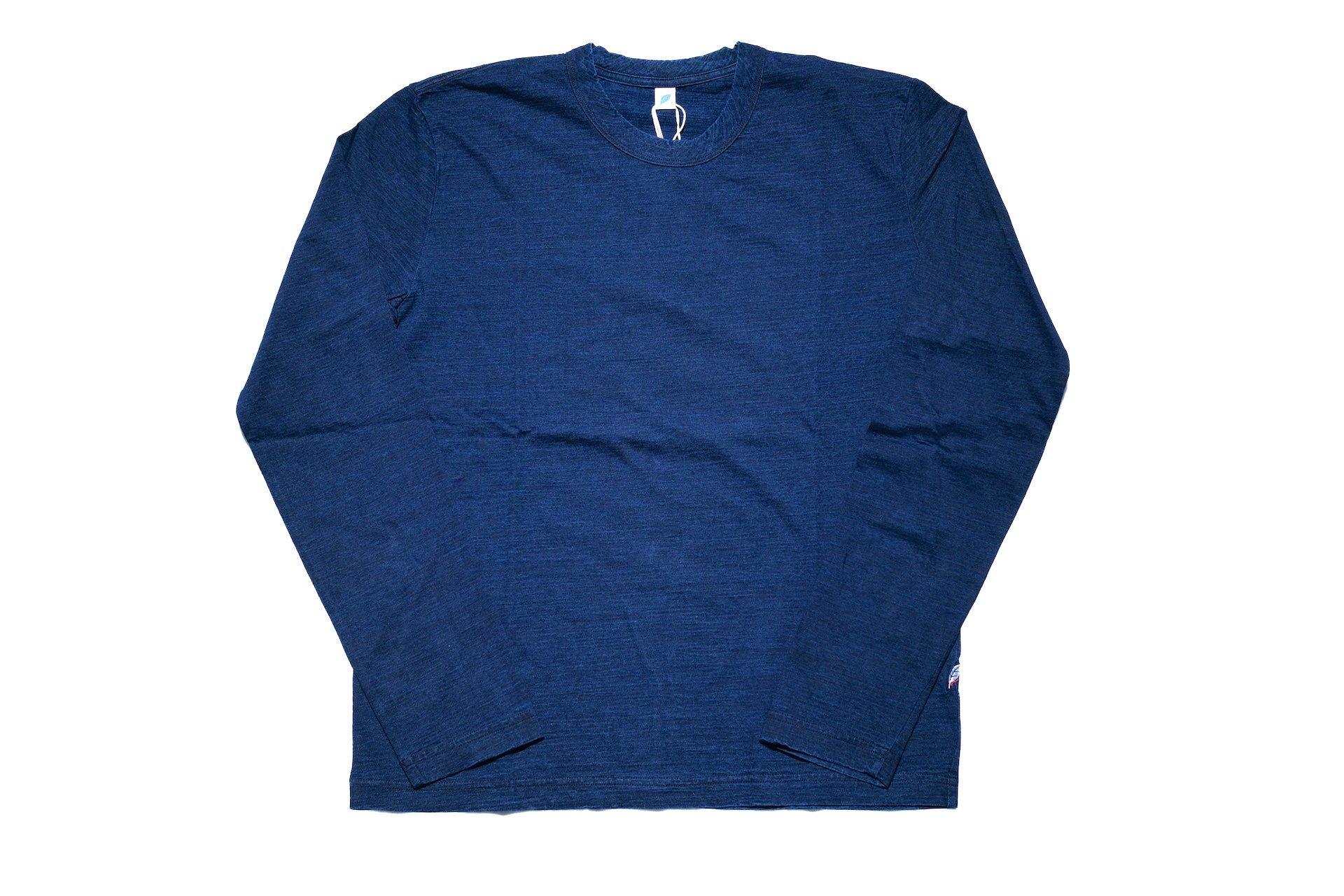 Pure Blue Japan 6.5oz "Signature" Indigo Dyed L/S Tee (Grand Indigo)