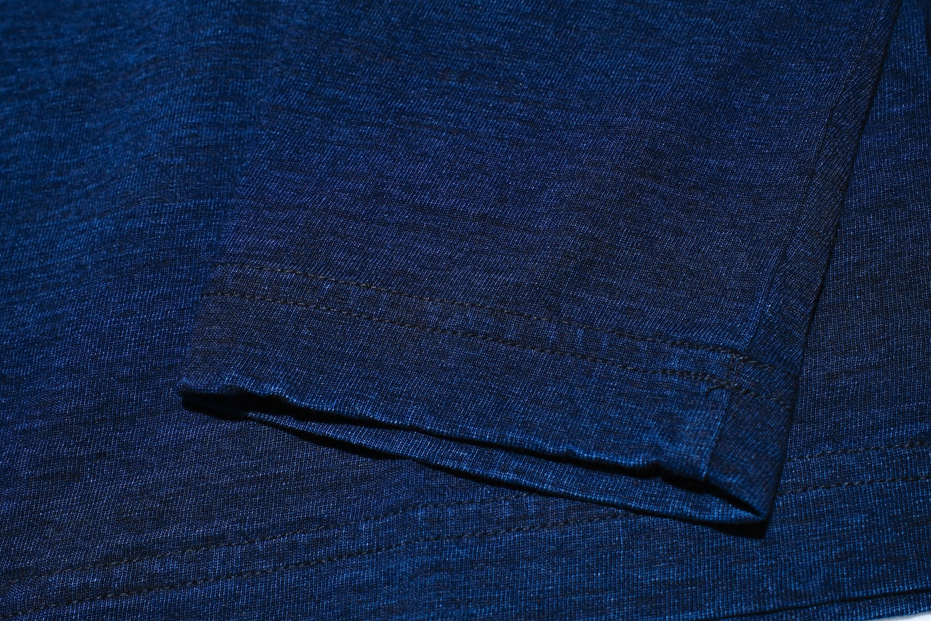 Pure Blue Japan 6.5oz "Signature" Indigo Dyed L/S Tee (Grand Indigo)