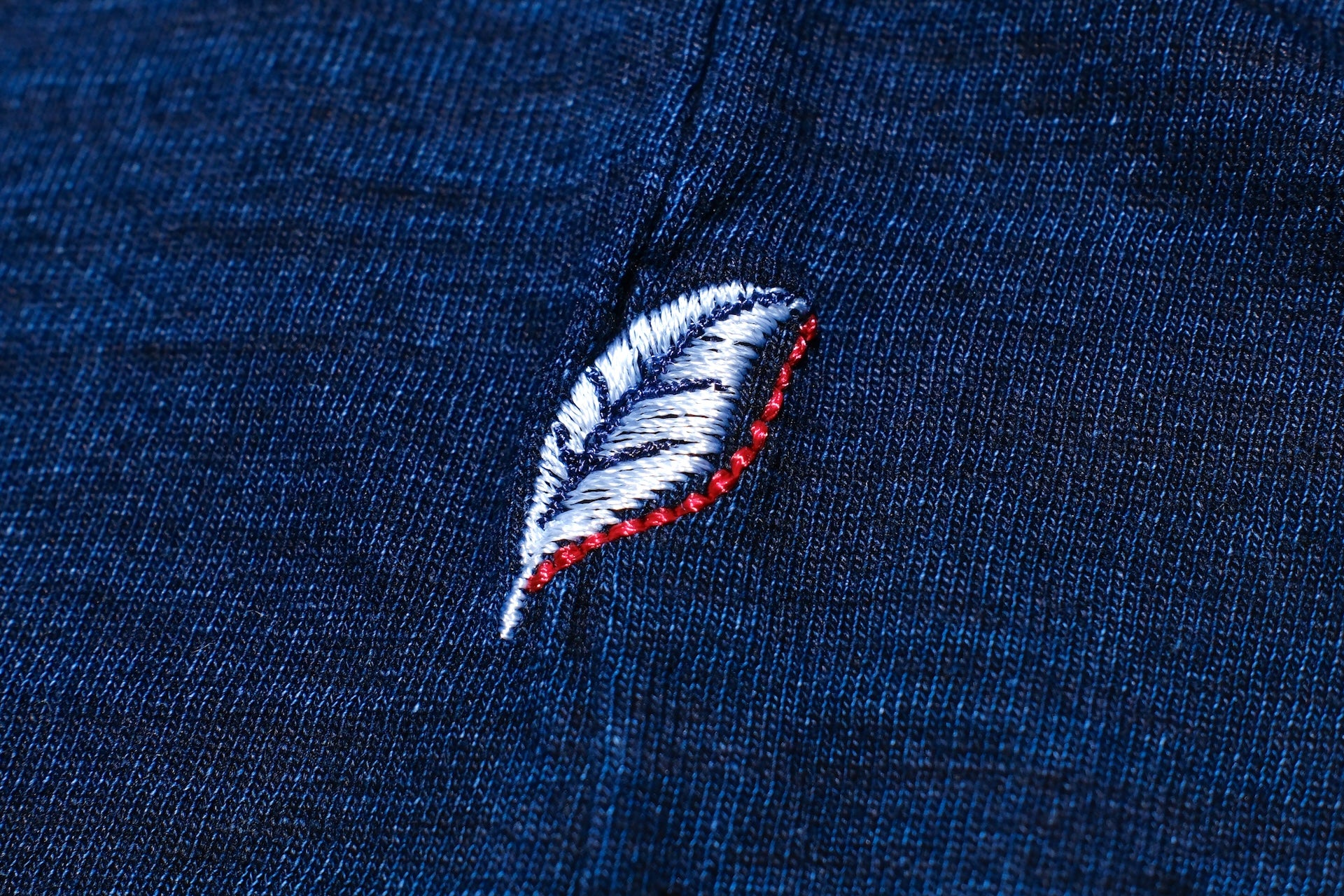Pure Blue Japan 6.5oz "Signature" Indigo Dyed L/S Tee (Grand Indigo)