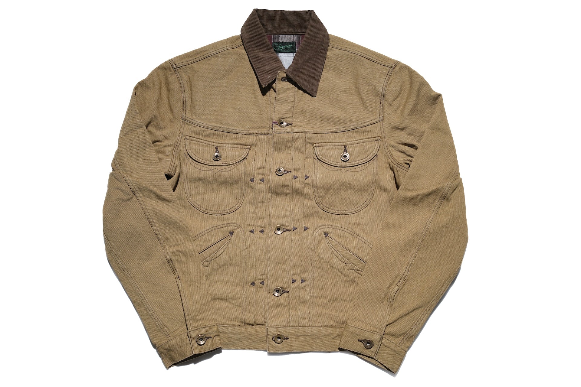 Stevenson Overall Co. "Stockman" Cowboy Jacket (Khaki Drill)