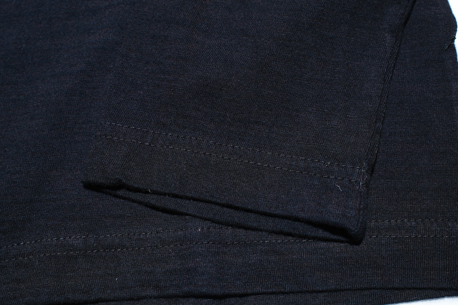 Pure Blue Japan 6.5oz "Signature" Indigo Dyed L/S Tee (Black X Indigo)