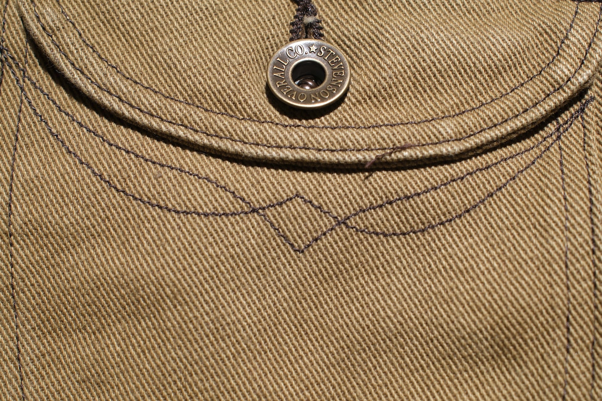 Stevenson Overall Co. "Stockman" Cowboy Jacket (Khaki Drill)