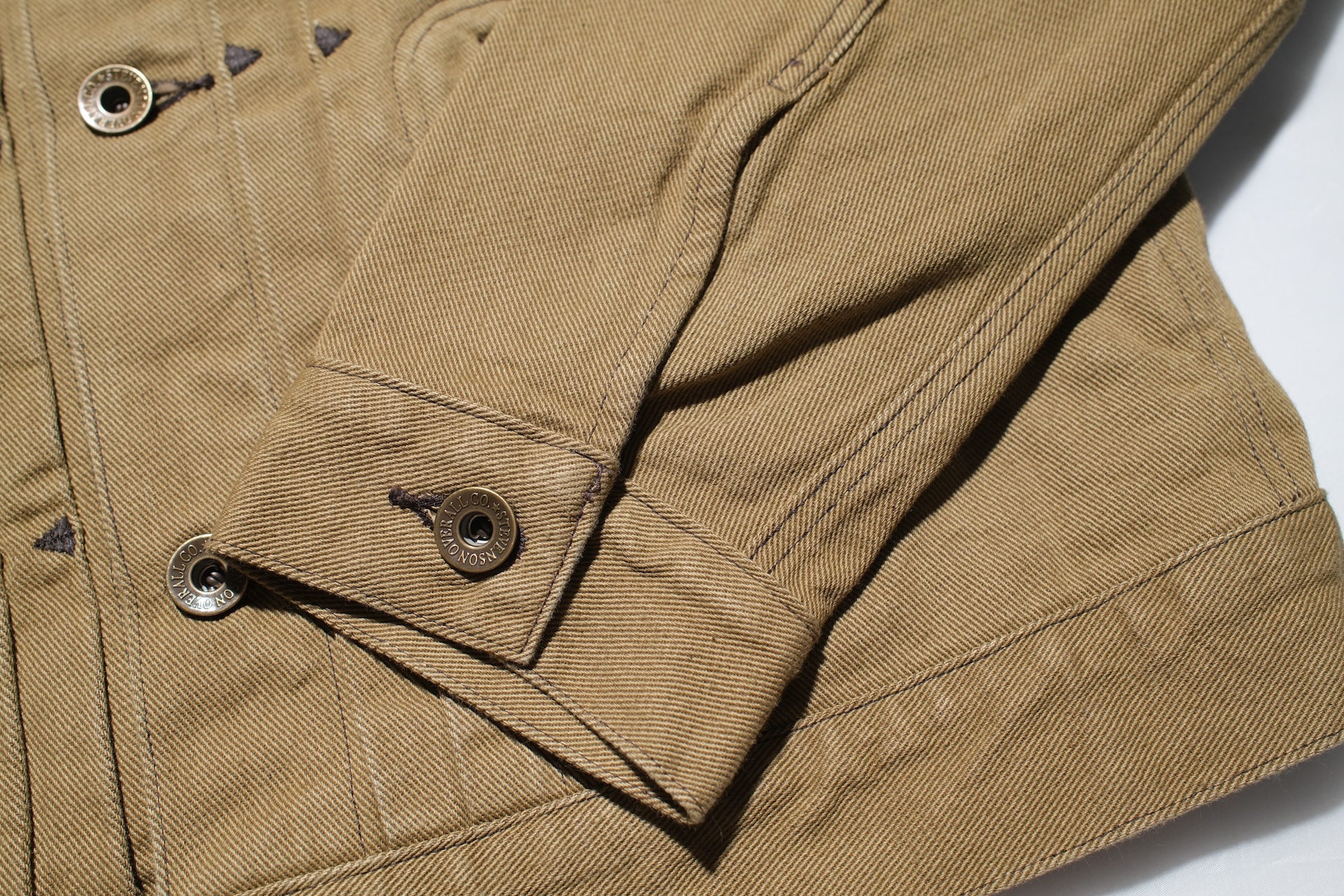 Stevenson Overall Co. "Stockman" Cowboy Jacket (Khaki Drill)