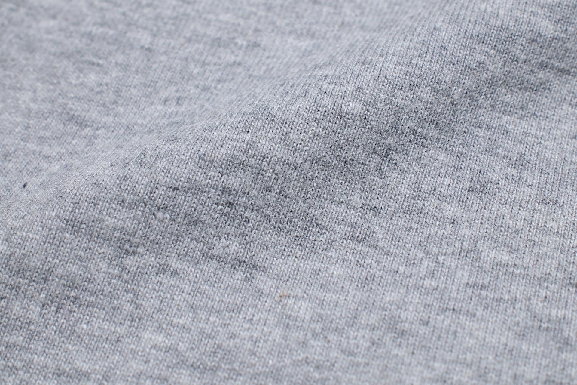 The Flat Head 24 Version 9oz Loopwheeled Plain Tee (Heather Grey)