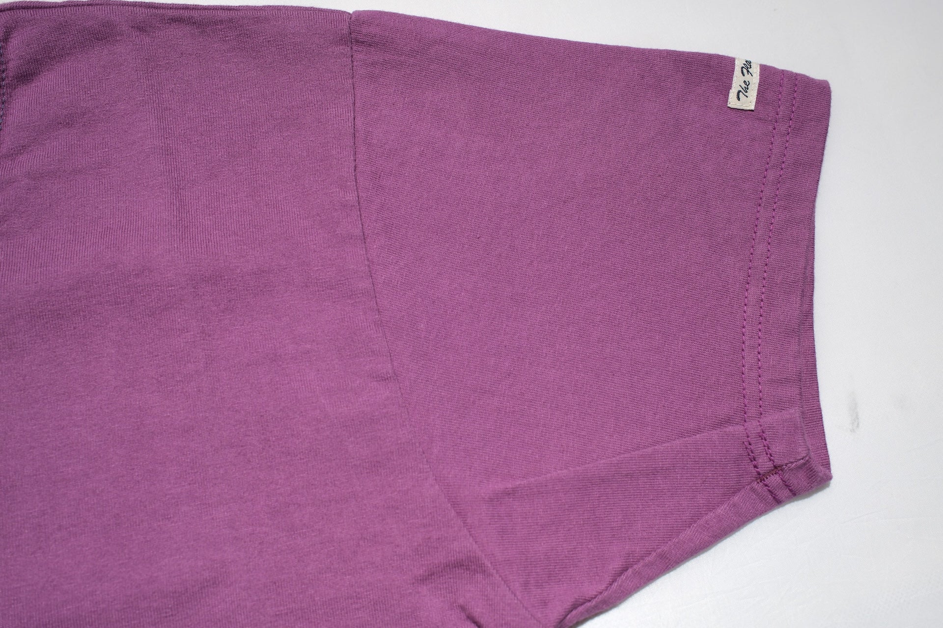 The Flat Head 24 Version 9oz Loopwheeled Plain Tee (Purple)