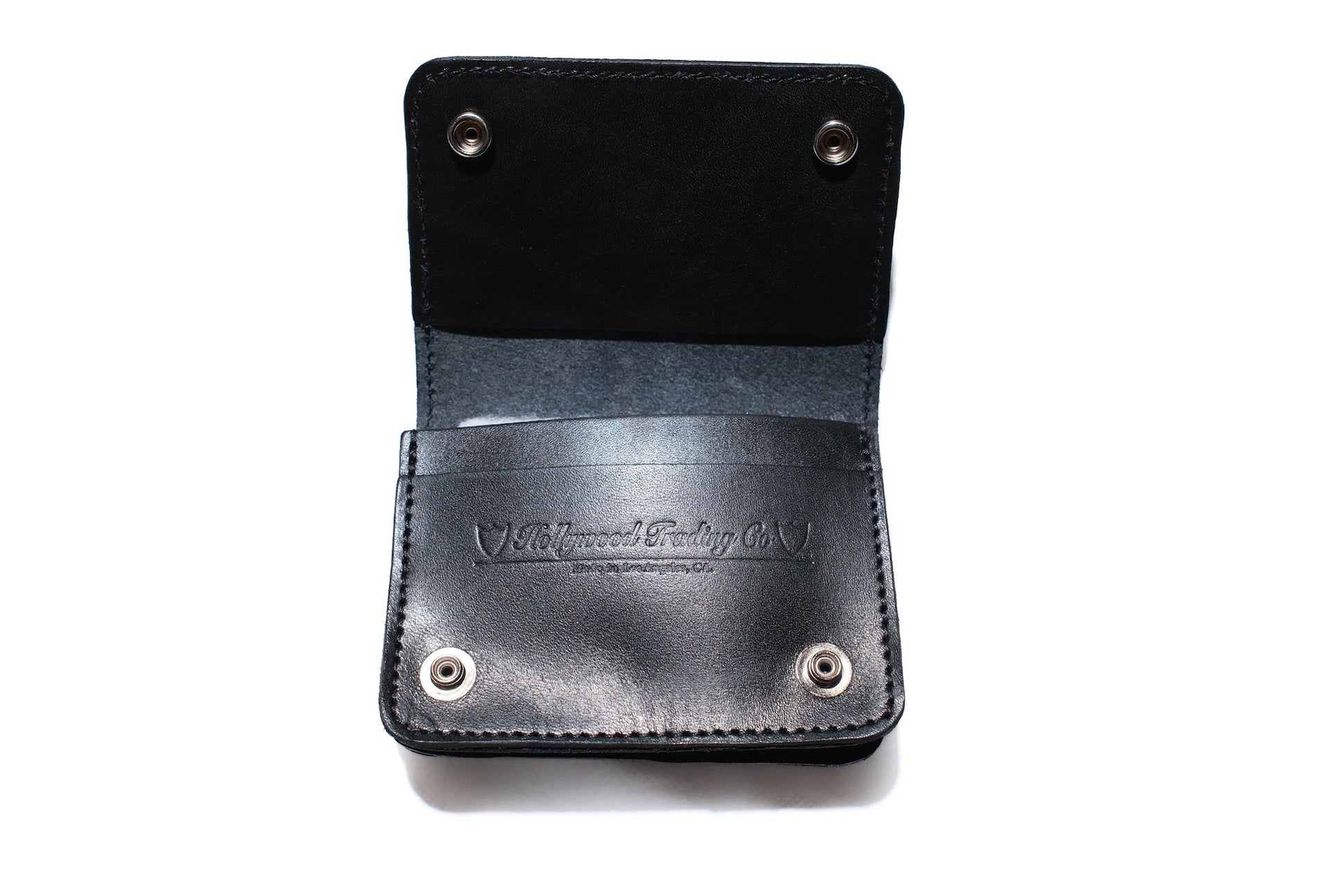 Hollywood Trading Company "Silent Watcher" Mini Wallet with Red Crystal (Black Tea-core)