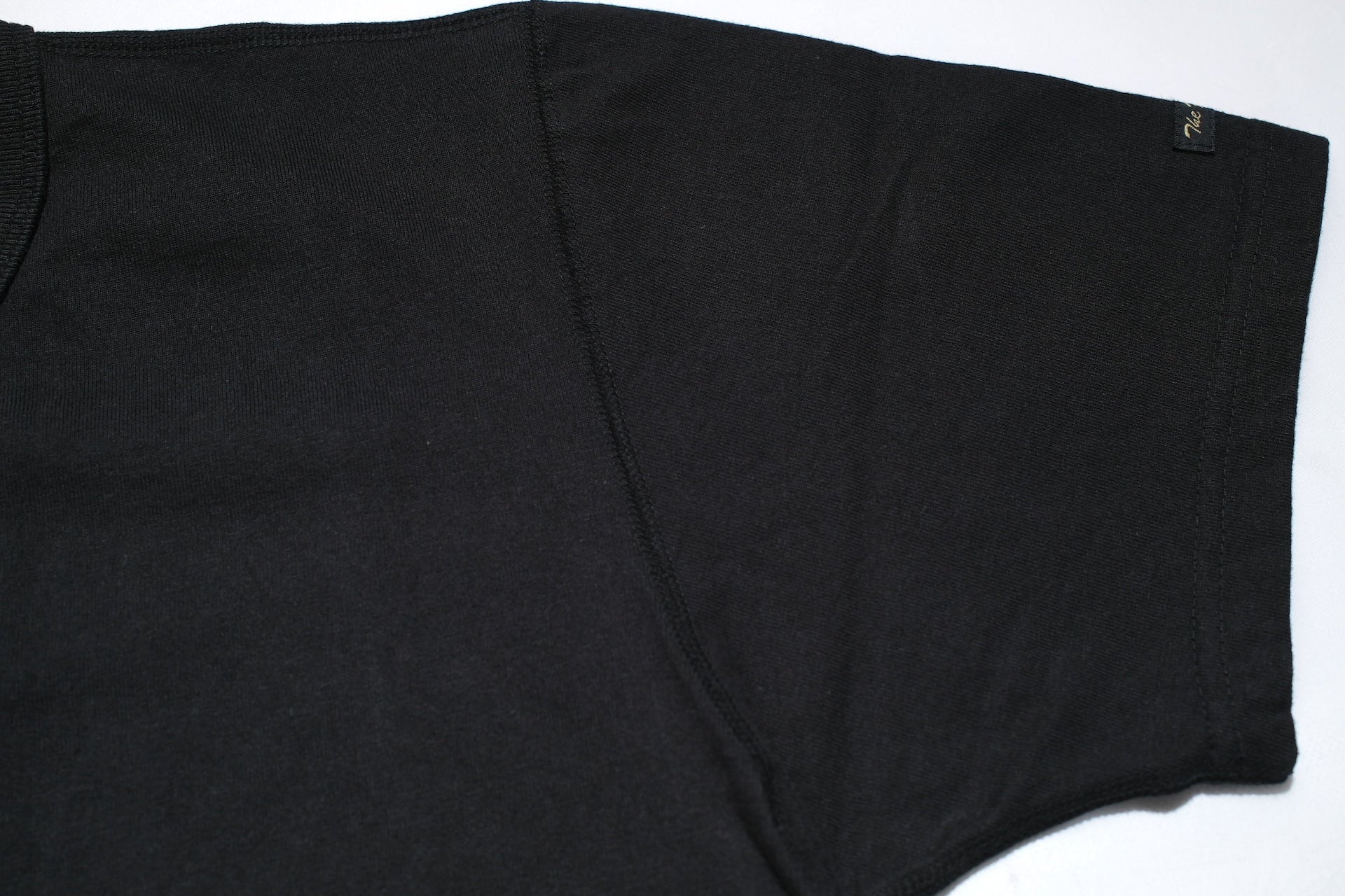 The Flat Head 24 Version 9oz Loopwheeled Henley Tee (Black)