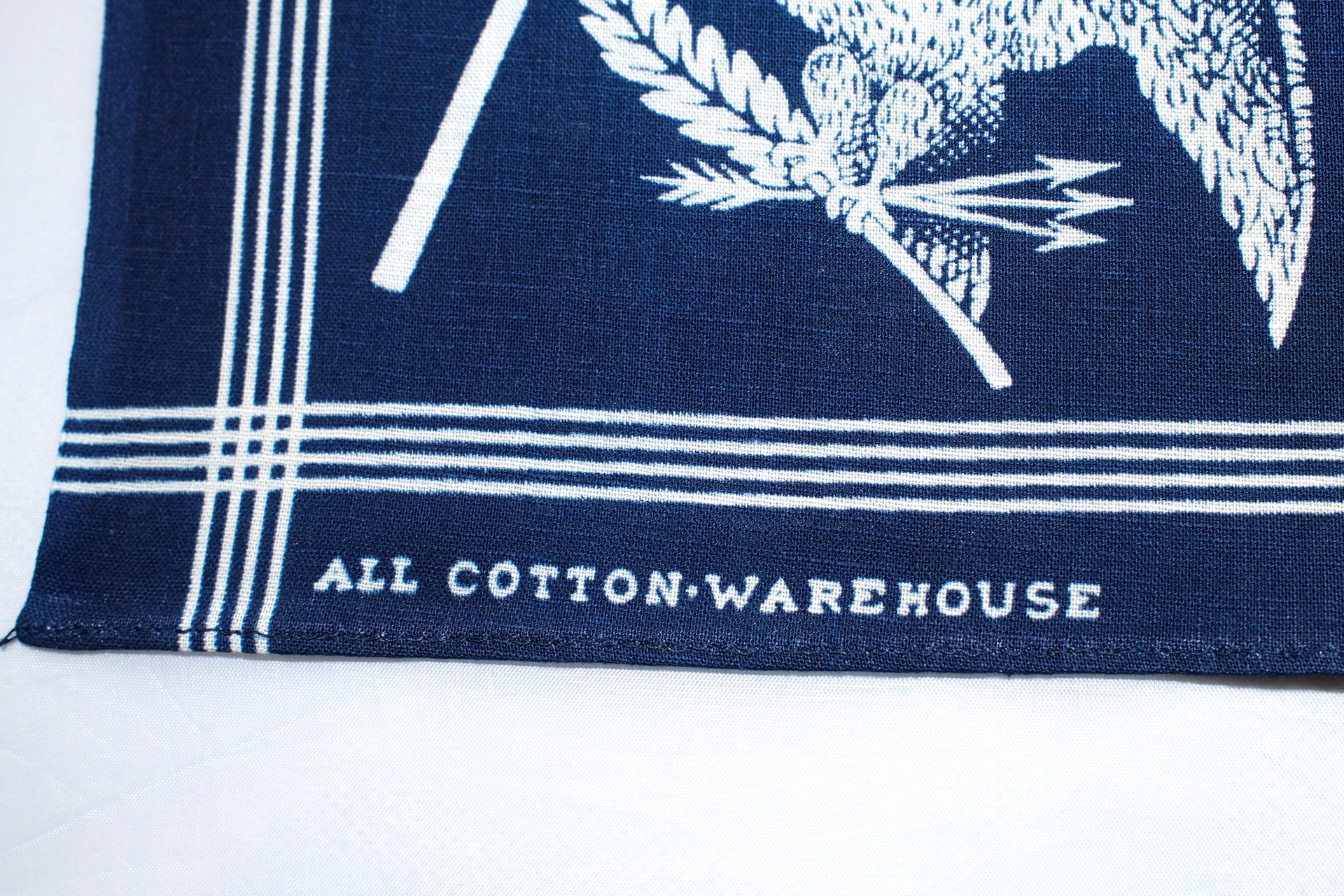 Warehouse Indigo Dyed "Our Choice" Selvage Bandana