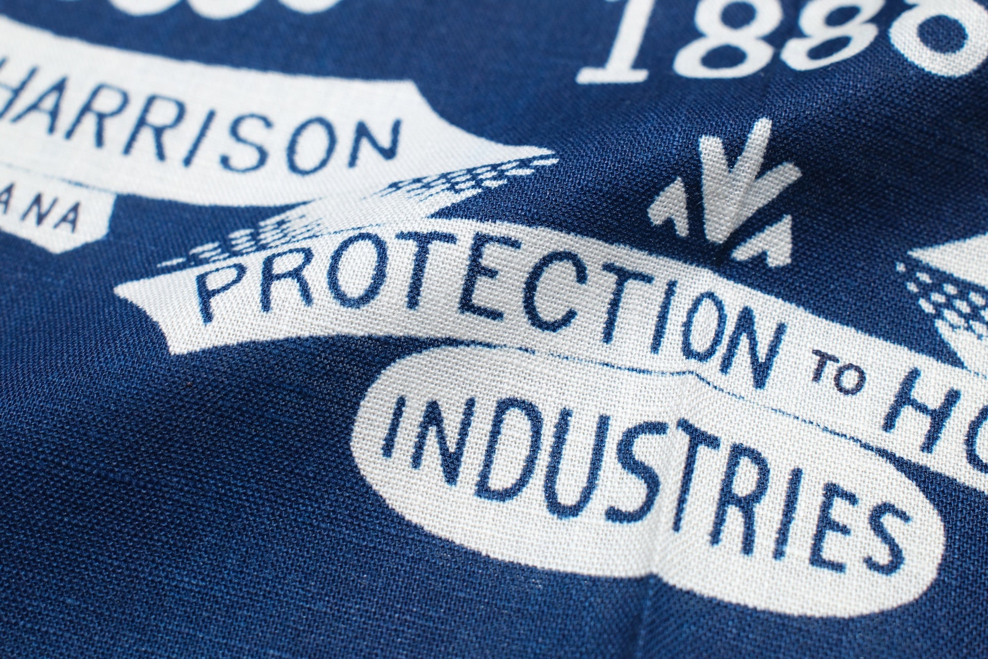 Warehouse Indigo Dyed "Our Choice" Selvage Bandana
