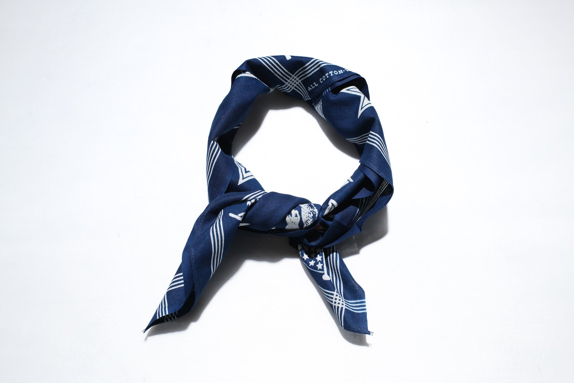 Warehouse Indigo Dyed "Our Choice" Selvage Bandana