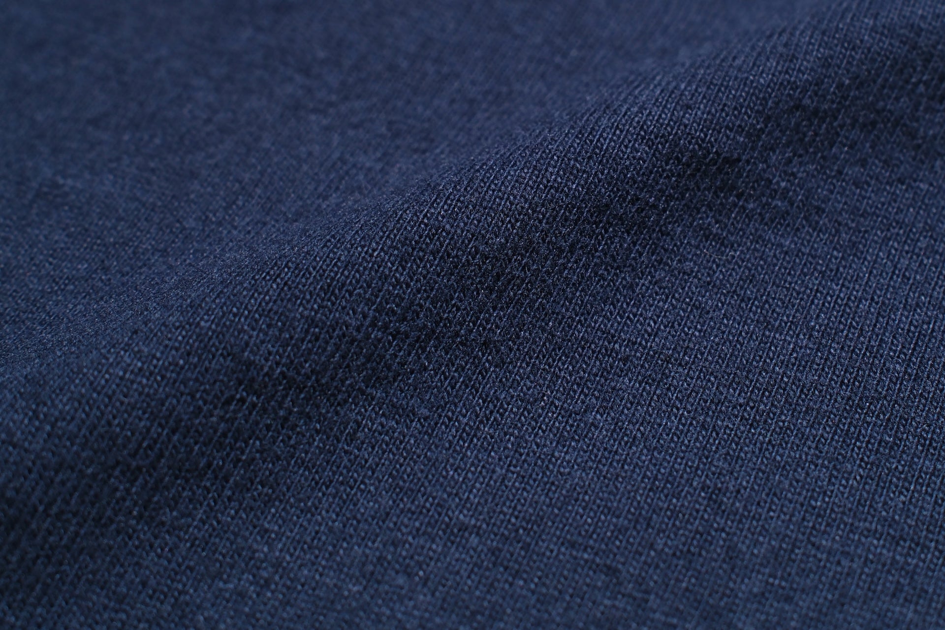 The Flat Head 24 Version 9oz Loopwheeled Henley Tee (Navy)