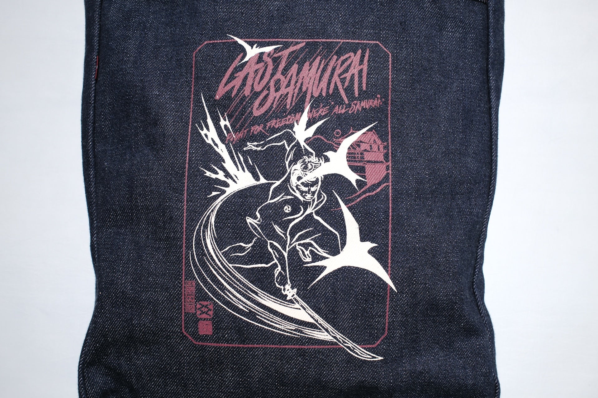 Samurai X CORLECTION 25oz "Last Samurai" Denim Totebag (Indigo)