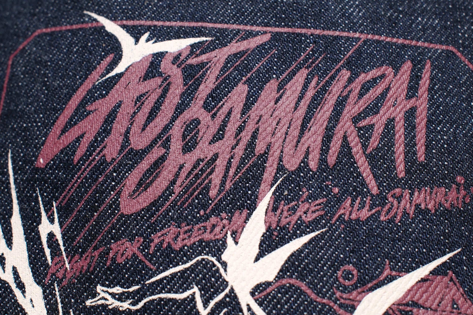 Samurai X CORLECTION 25oz "Last Samurai" Denim Totebag (Indigo)