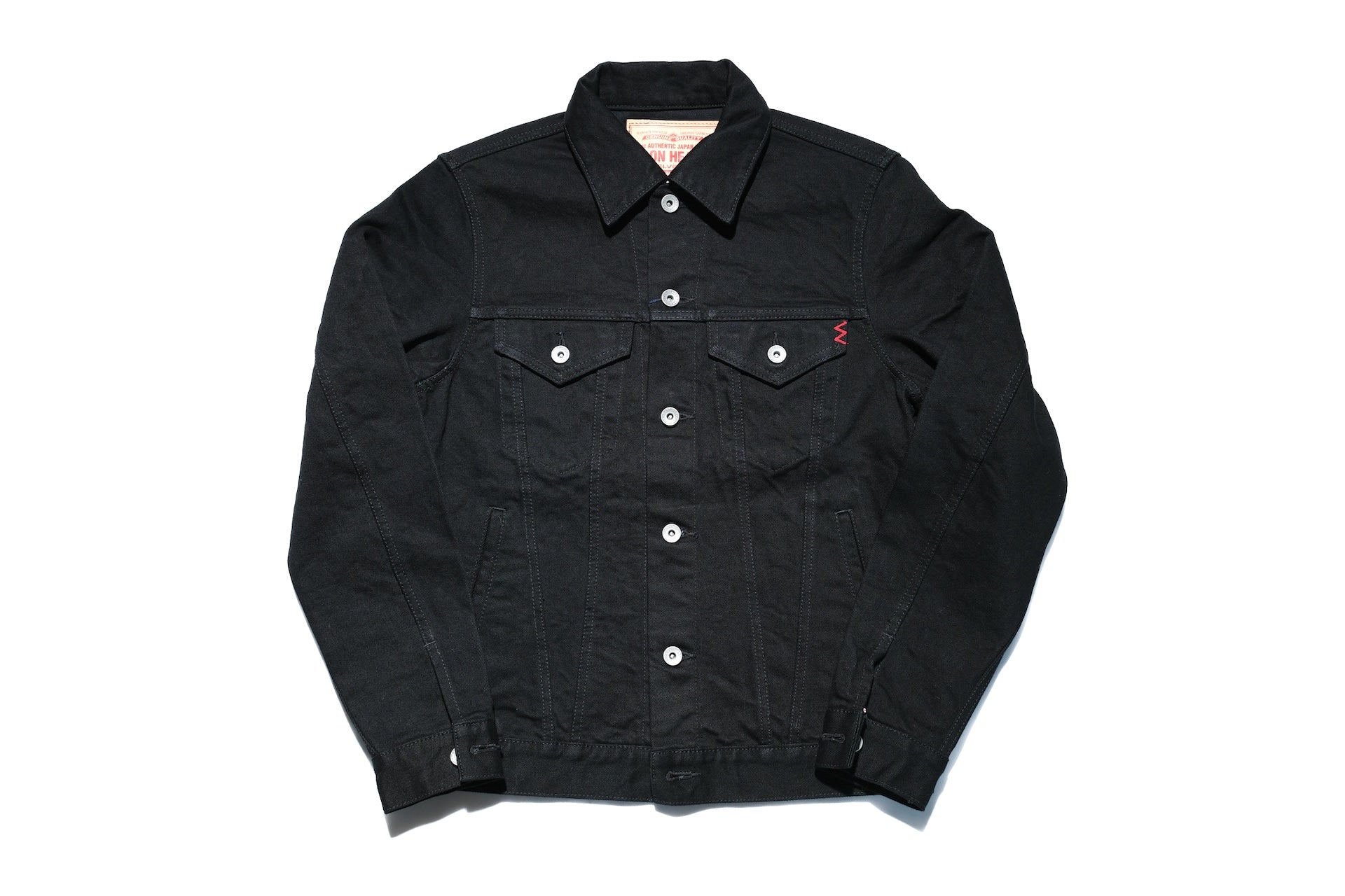 Iron Heart 14oz Type 3 Denim Jacket (Black)