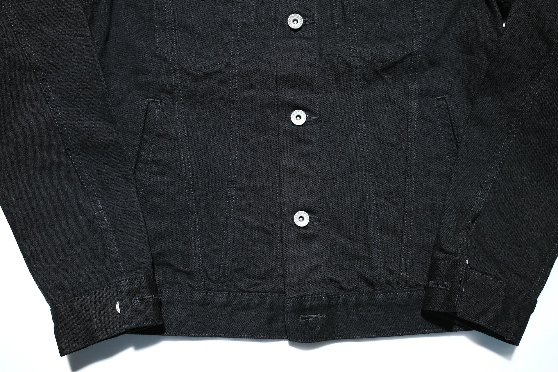 Iron Heart 14oz Type 3 Denim Jacket (Black)